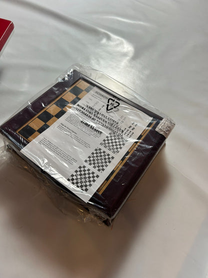 Grand Royale Schatulle aus Holz 20x20 Figuren Metall König 4cm  Unbespielt - Ansicht 8