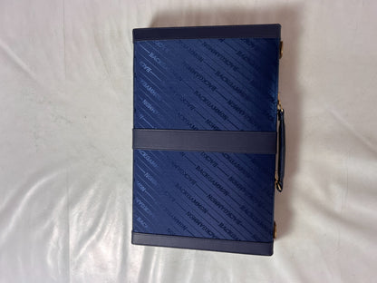 Großer Backgammon Kunstleder-Koffer - blau  38 x 25 cm geschlossen - Ansicht 11