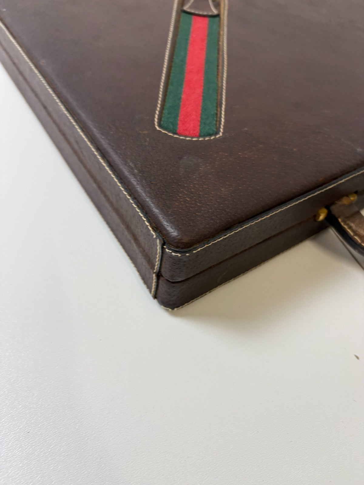 Gucci Backgammon-Set aus Holz und Leder - Vollständig - Ansicht 10