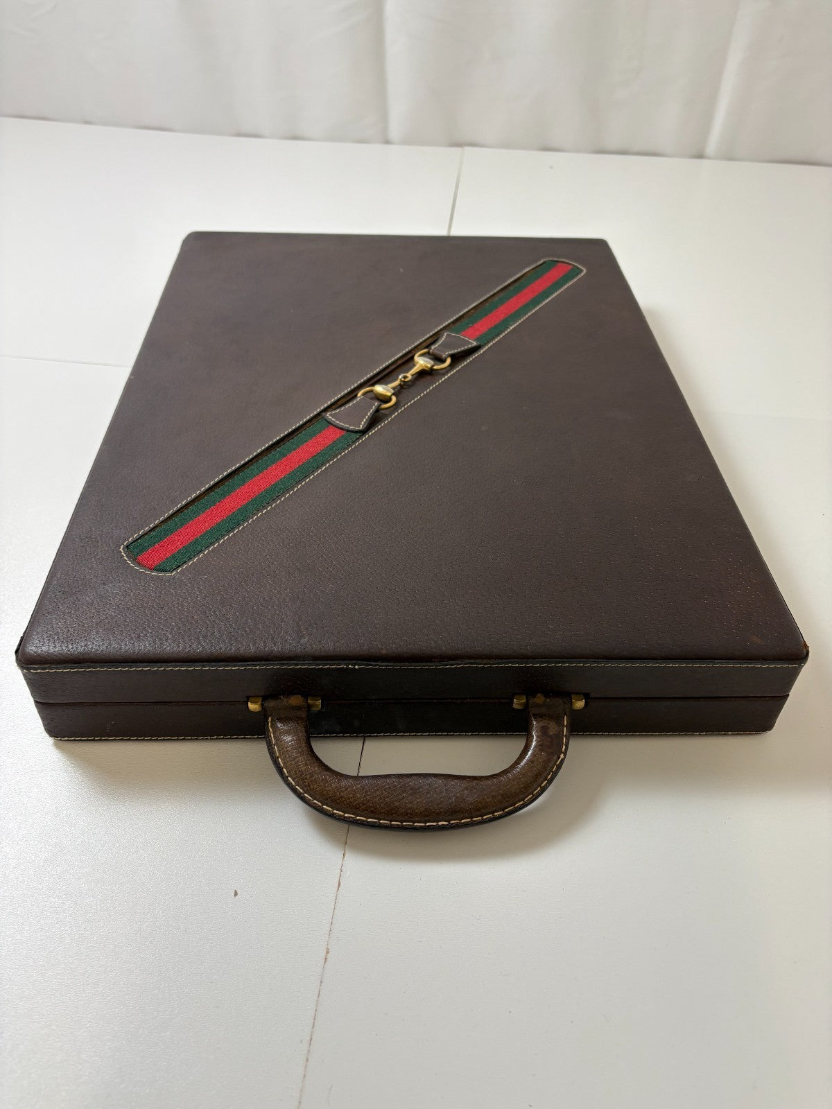 Gucci Backgammon-Set aus Holz und Leder - Vollständig - Ansicht 3