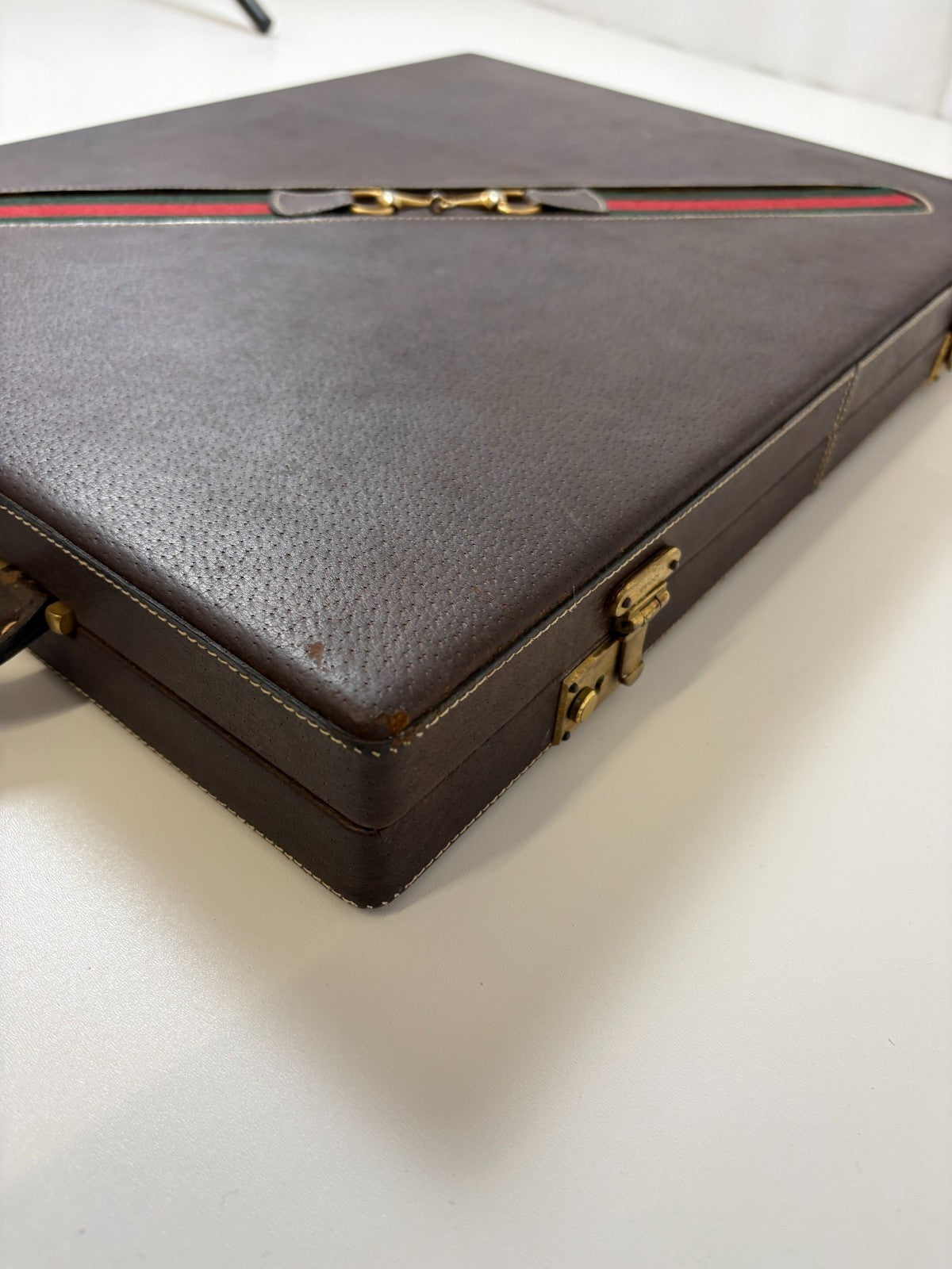 Gucci Backgammon-Set aus Holz und Leder - Vollständig - Ansicht 4
