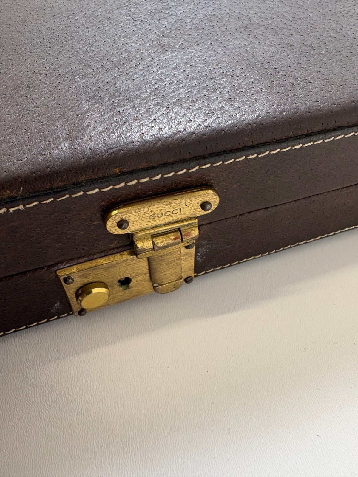 Gucci Backgammon-Set aus Holz und Leder - Vollständig - Ansicht 6