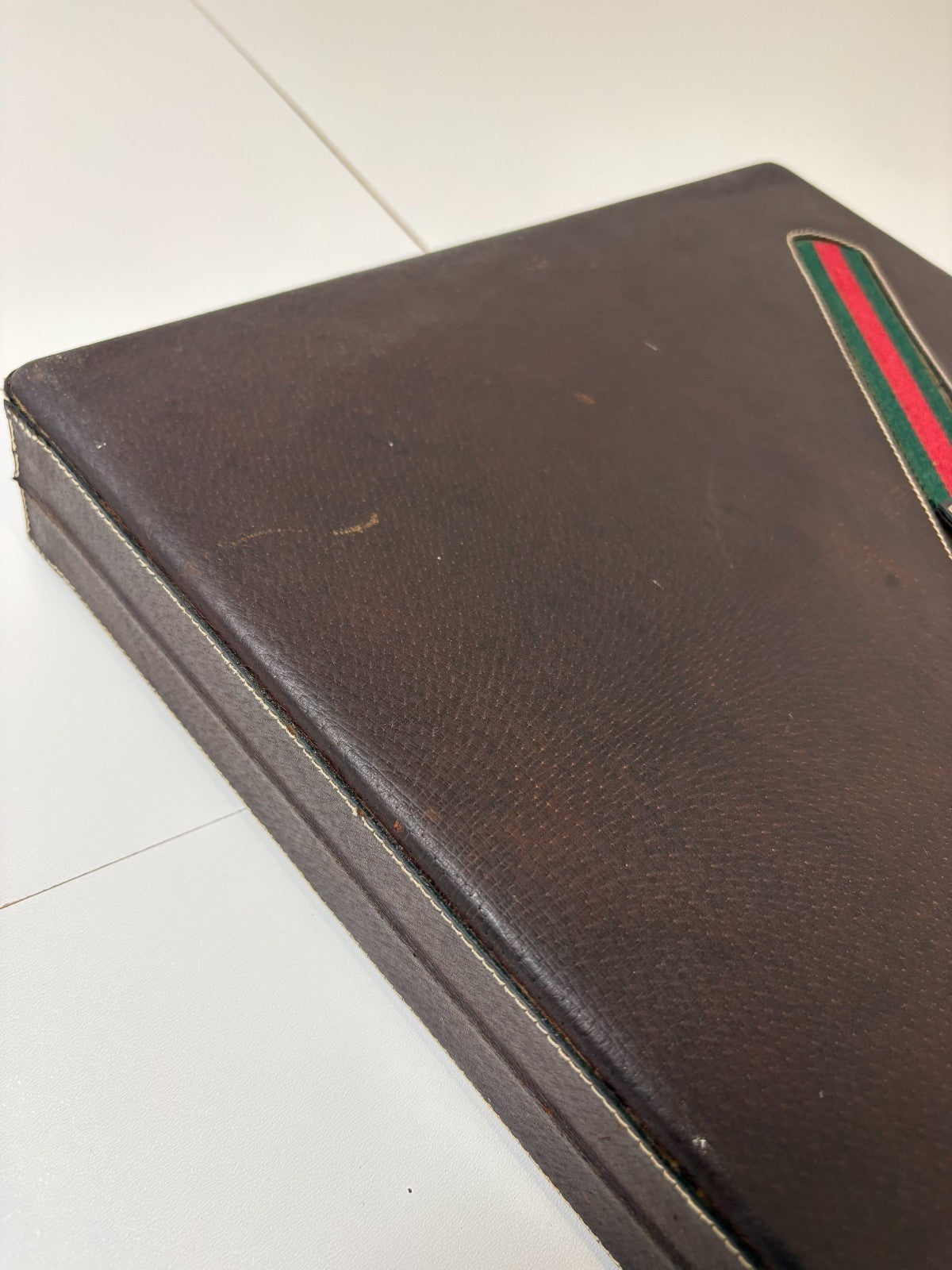 Gucci Backgammon-Set aus Holz und Leder - Vollständig - Ansicht 8