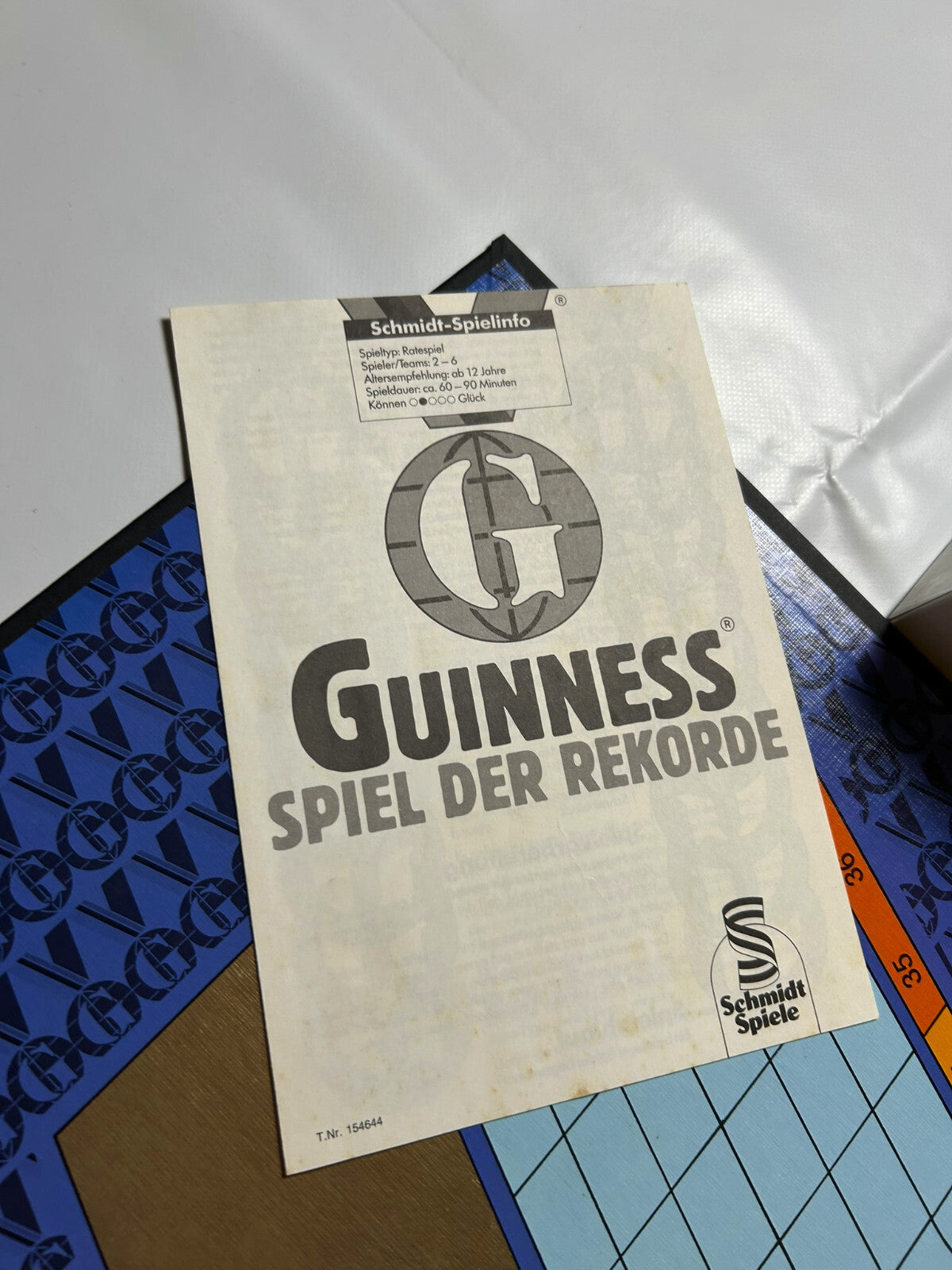 Guinness Spiel der Rekorde - Schmidt spiele 1990 - Vollständig Unbespielt - Ansicht 11