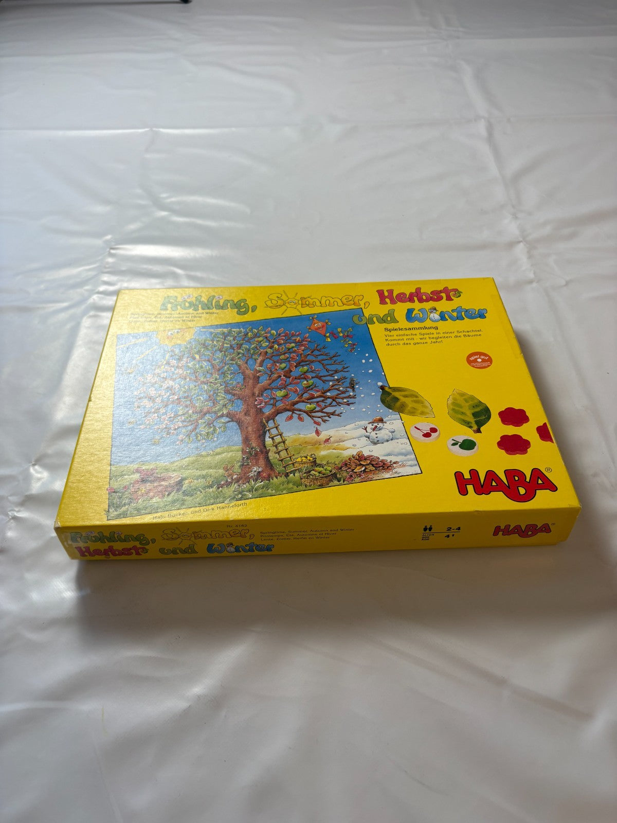 HABA 4162 Frühling Sommer Herbst und Winter Legespiel Bäume - Vollständig - Ansicht 3