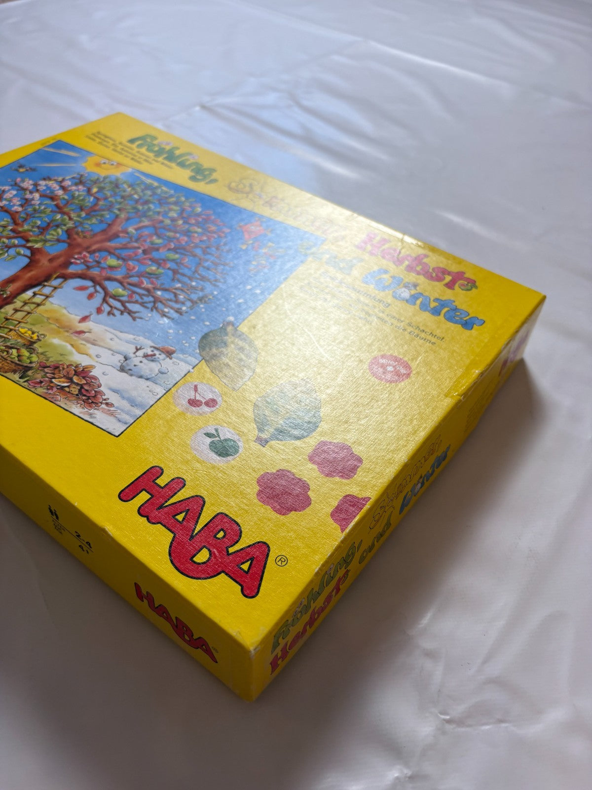 HABA 4162 Frühling Sommer Herbst und Winter Legespiel Bäume - Vollständig - Ansicht 4