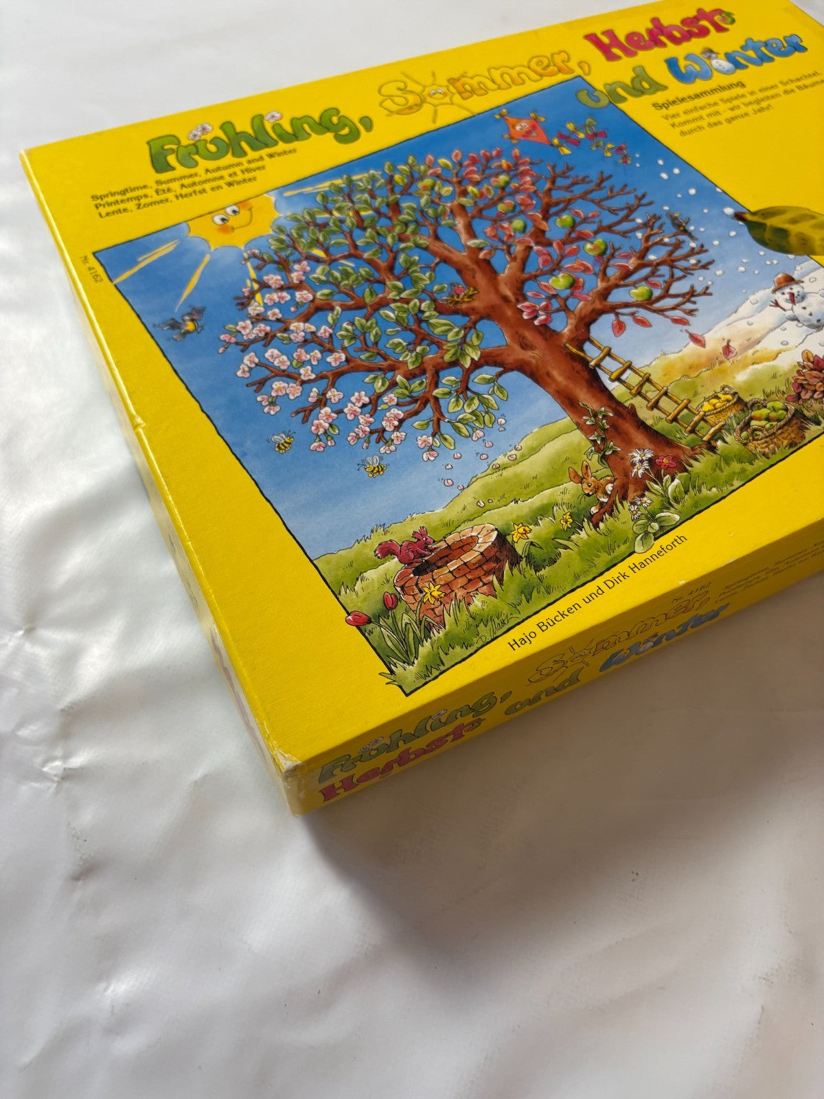 HABA 4162 Frühling Sommer Herbst und Winter Legespiel Bäume - Vollständig - Ansicht 5