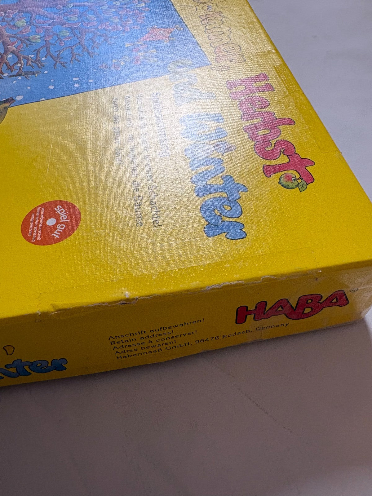 HABA 4162 Frühling Sommer Herbst und Winter Legespiel Bäume - Vollständig - Ansicht 6