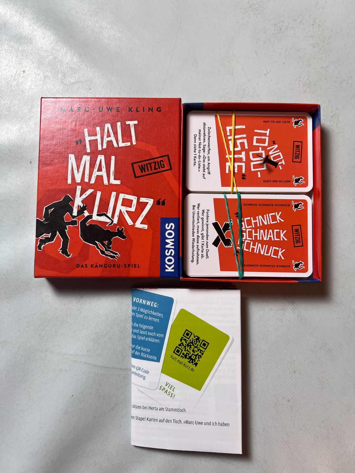 Halt mal kurz Das Känguru Spiel Kosmos Kartenspiel - Vollständig - Ansicht 2