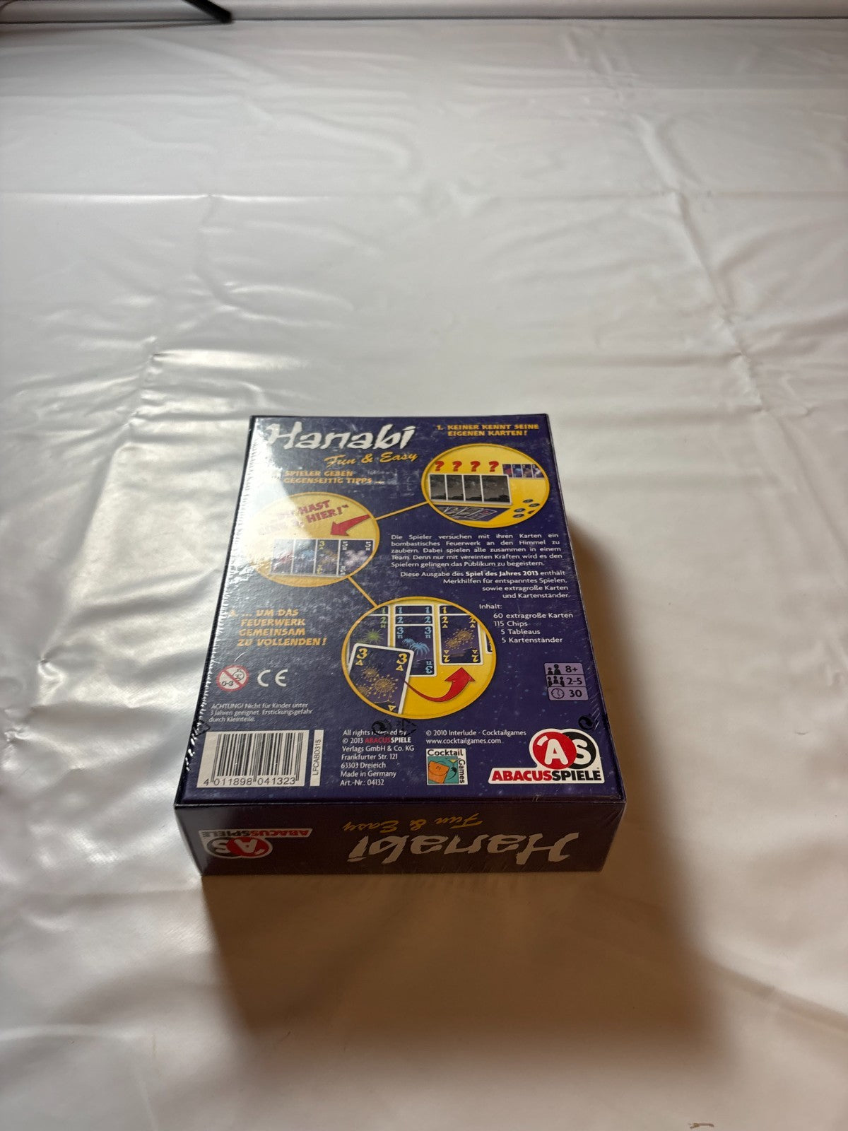 Hanabi Fun & Easy Spiel des Jahres 2013  Abacus - NEU in Folie - Ansicht 7