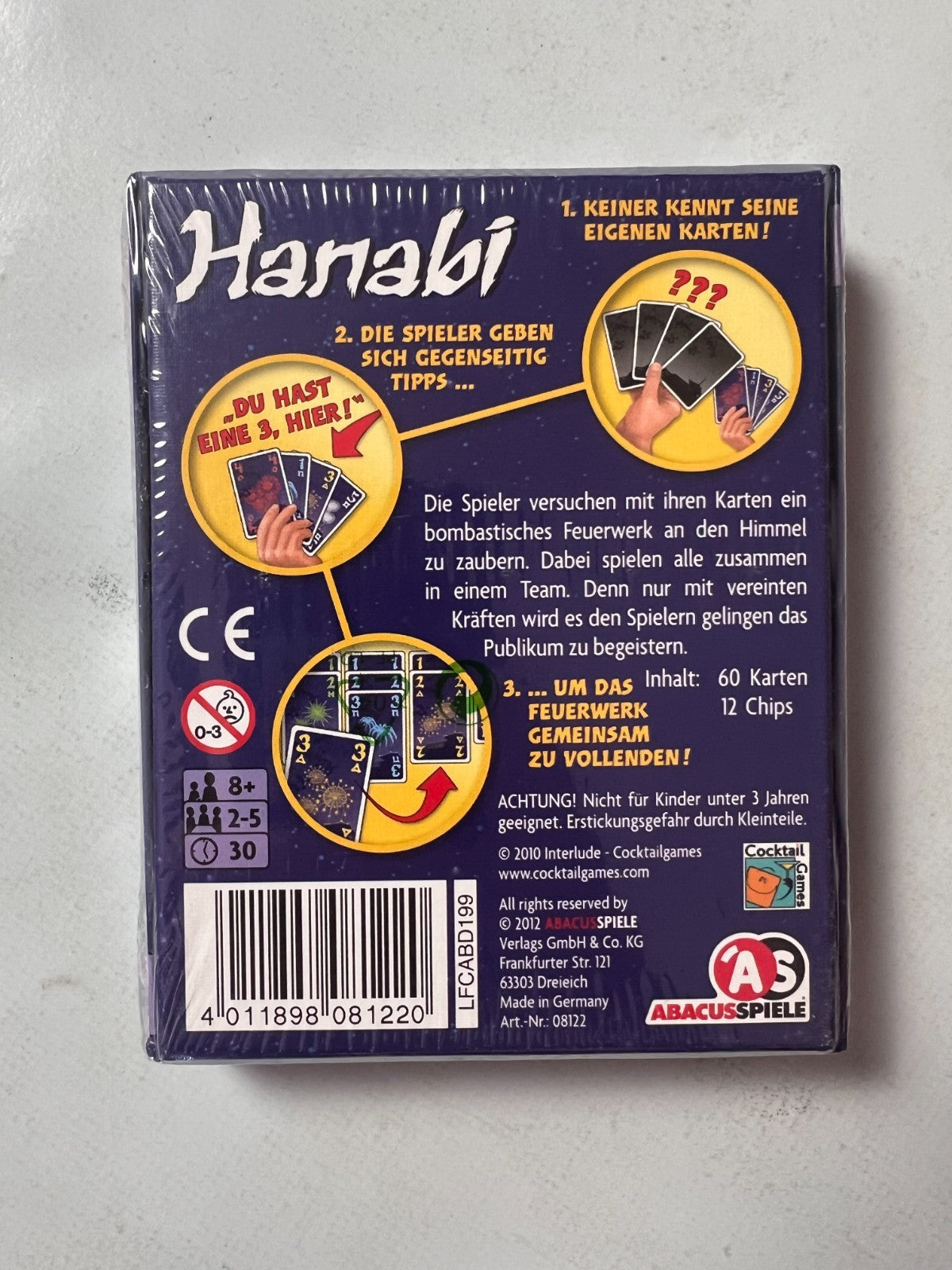 Hanabi Kartenspiel Abacus Neu OVP - Ansicht 7