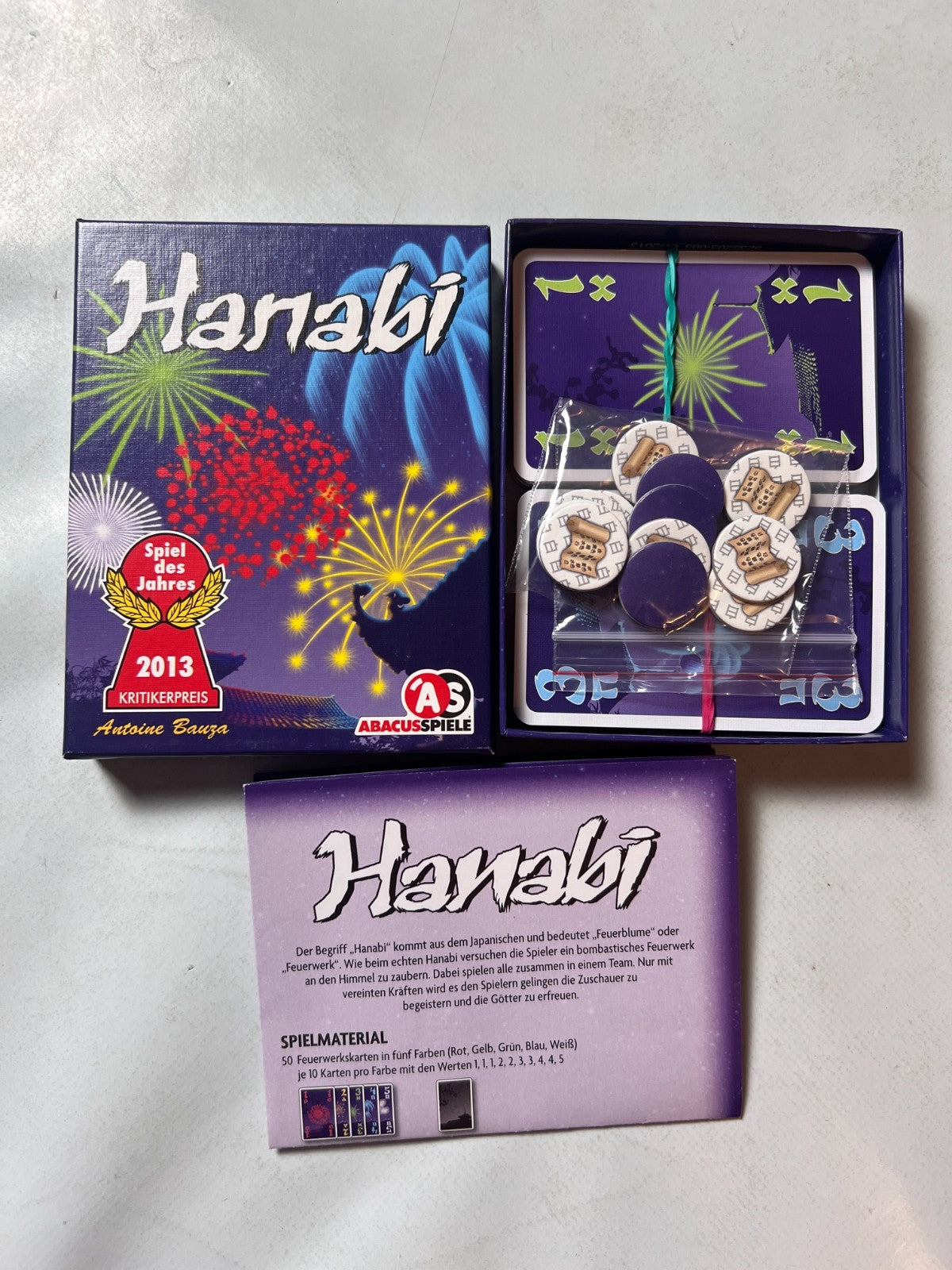 Hanabi Kartenspiel Abacus - vollständig - Ansicht 2