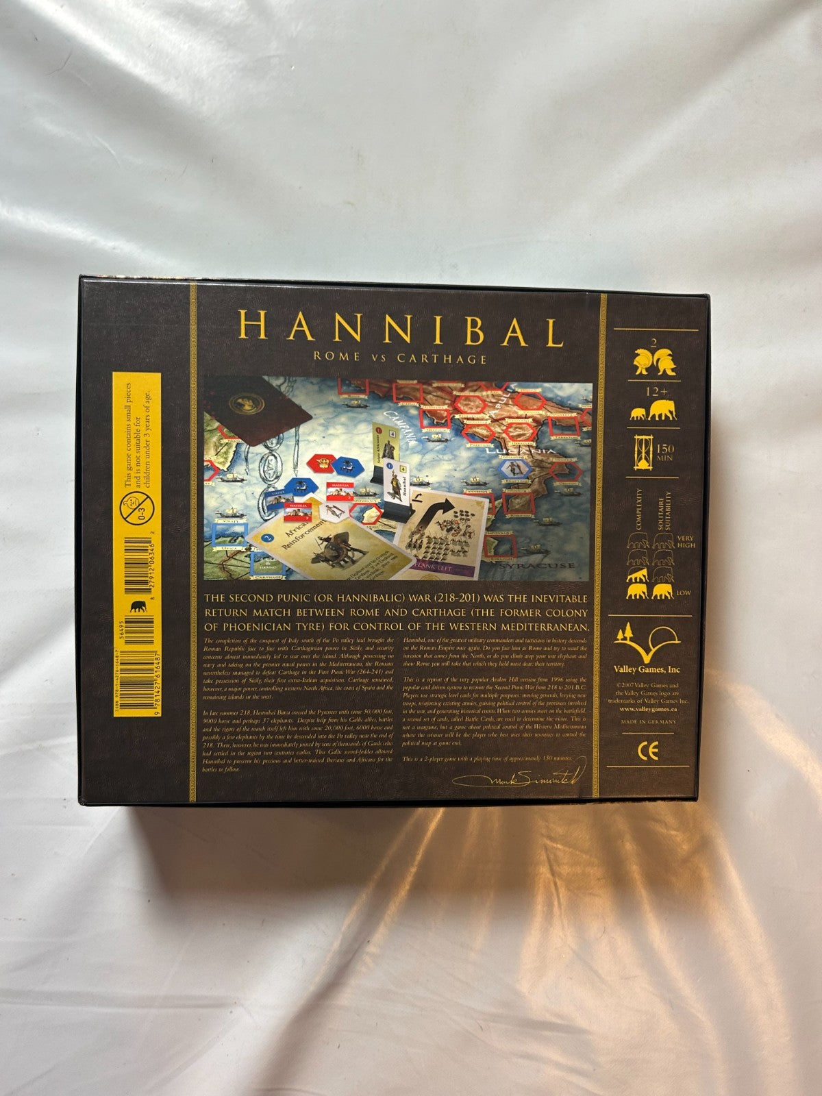 Hannibal Brettspiel Rome vs Carthage In Englisch - Unbespielt - Ansicht 8