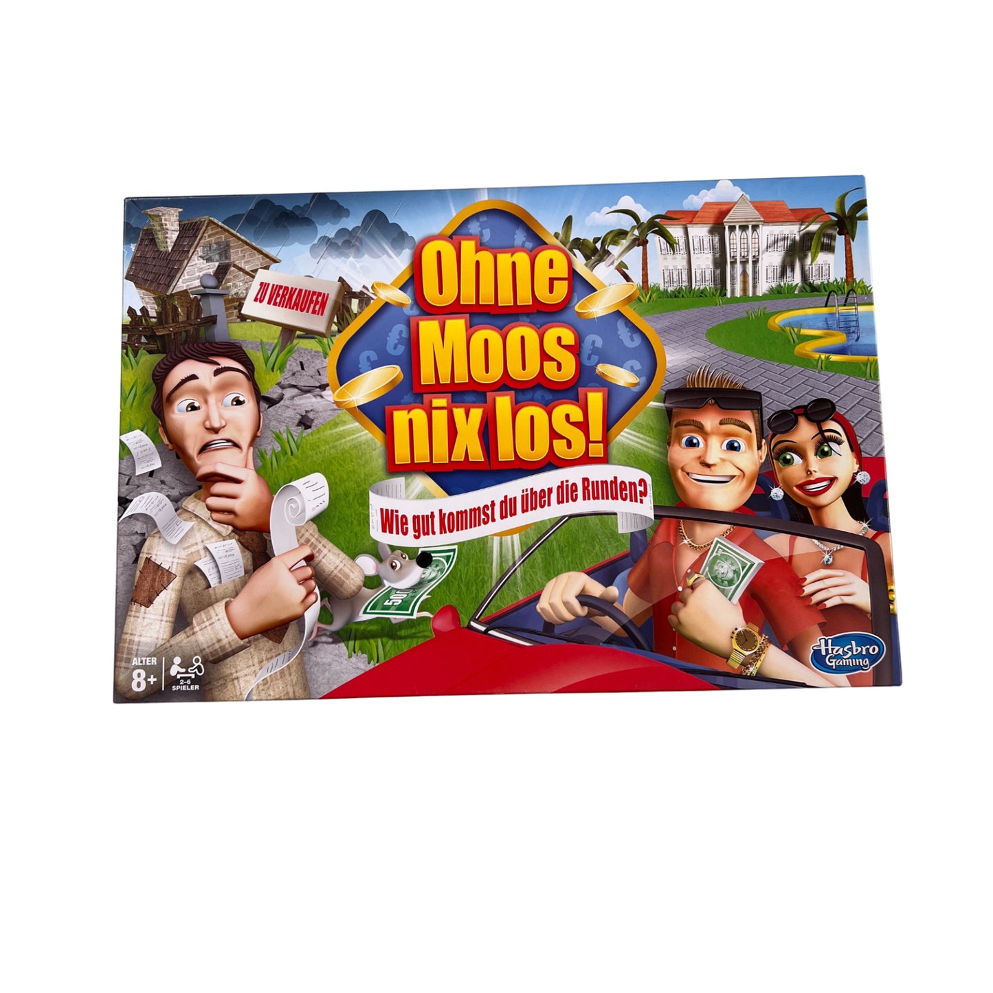 Hasbro Ohne Moos nix los! - Hasbro 2014 – SKU A13859 – Gesellschaftsspiel gebraucht kaufen bei Brettspielimperium