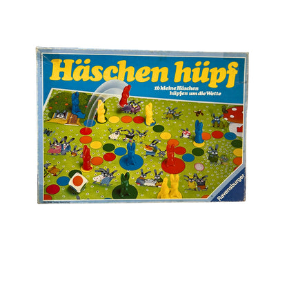 Häschen Hüpf Brettspiel Ravensburger 1986 – SKU A8662 – Gesellschaftsspiel gebraucht kaufen bei Brettspielimperium
