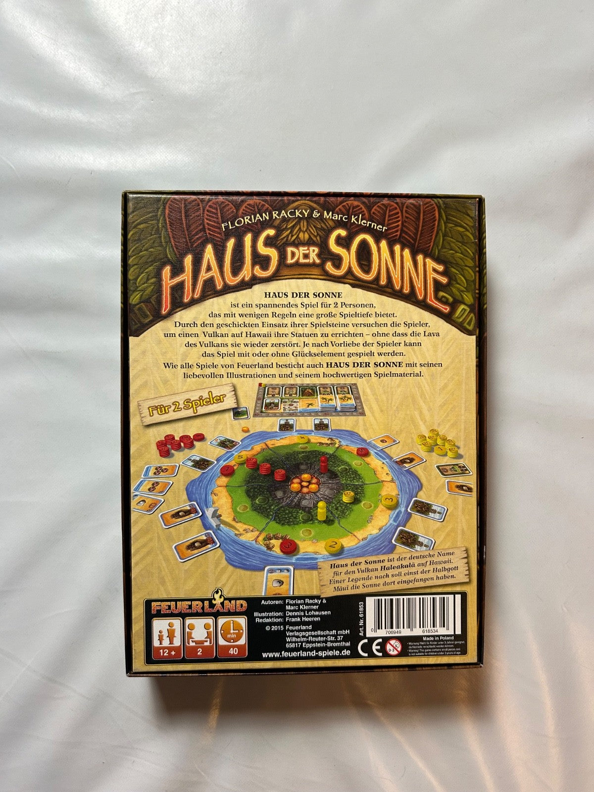 Haus der Sonne - Feuerland - Brettspiel für 2 Spieler - Vollständig - Ansicht 8