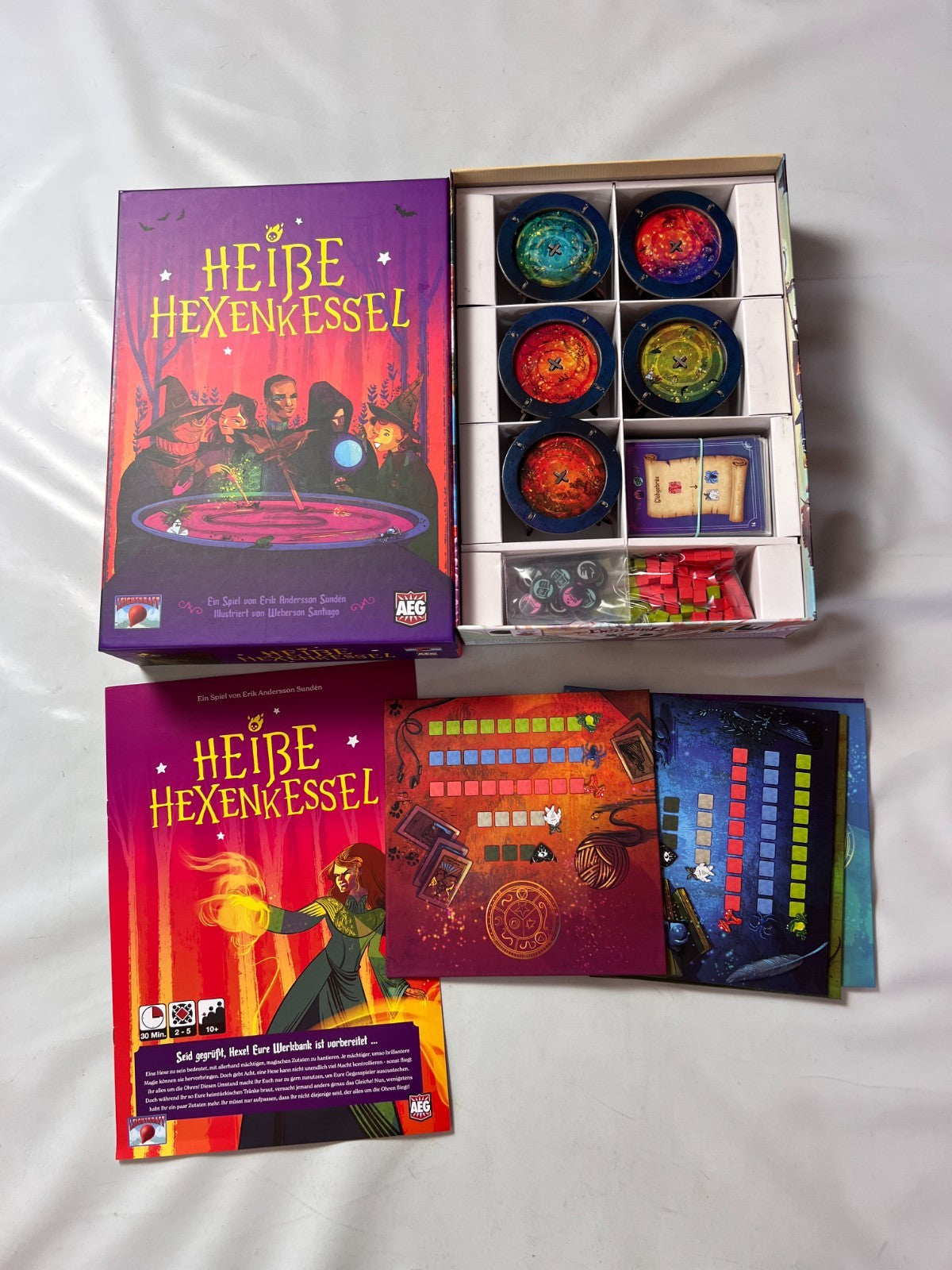 Heiße Hexenkessel - Familienspiel für 2 bis 5 Spielende  - Vollständig - Ansicht 2