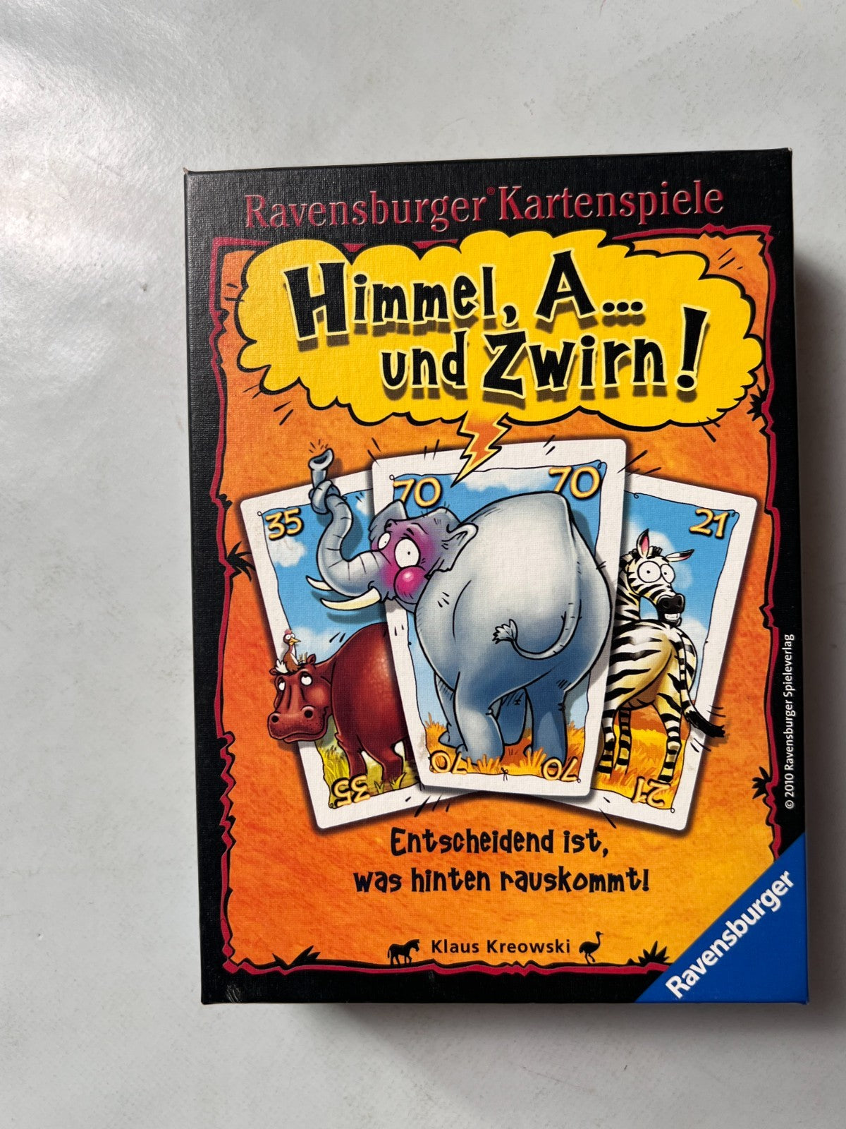 Himmel A... und Zwirn Spiel  Ravensburger   Unbespielt - Ansicht 4