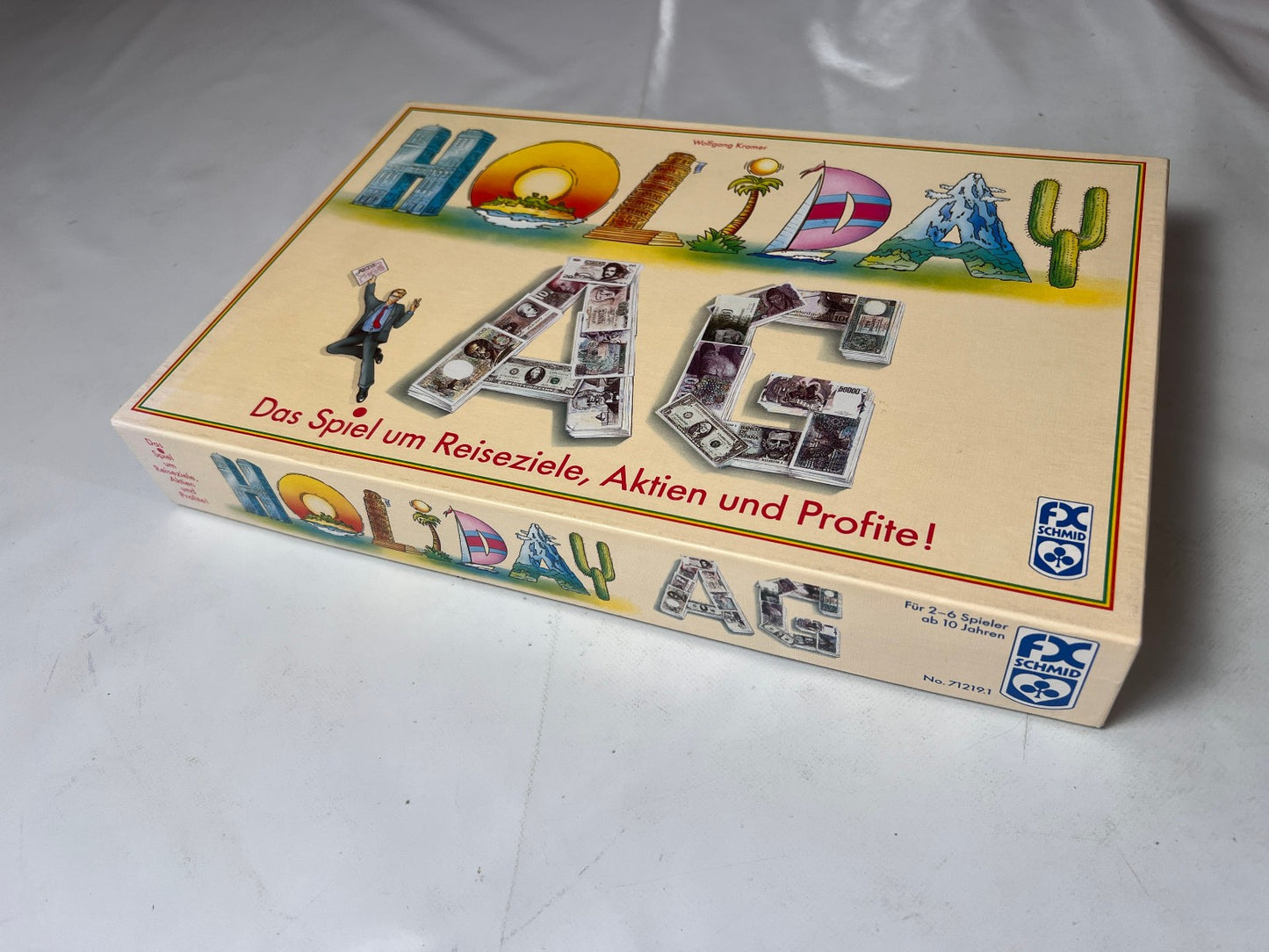 Holiday AG FX SCHMID 1990 Brettspiel Spielzeug Gesellschaftsspiel  Vollständig - Ansicht 2