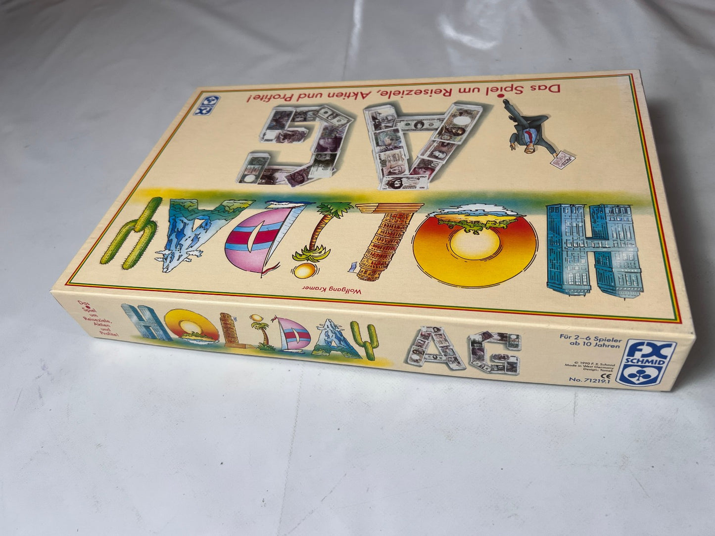 Holiday AG FX SCHMID 1990 Brettspiel Spielzeug Gesellschaftsspiel  Vollständig - Ansicht 8