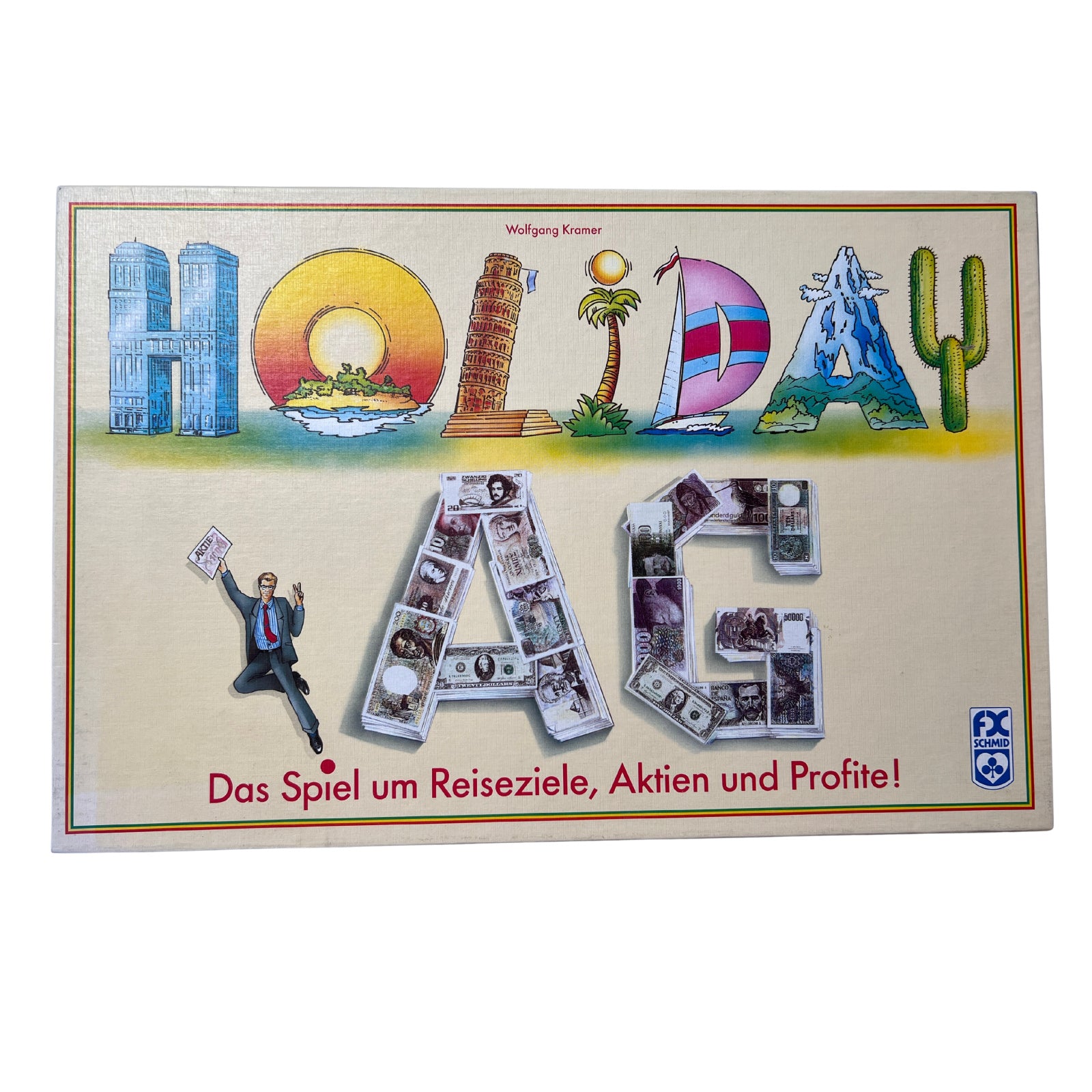 Holiday AG FX SCHMID 1990 Brettspiel Spielzeug Gesellschaftsspiel – SKU W9450 – Gesellschaftsspiel gebraucht kaufen bei Brettspielimperium