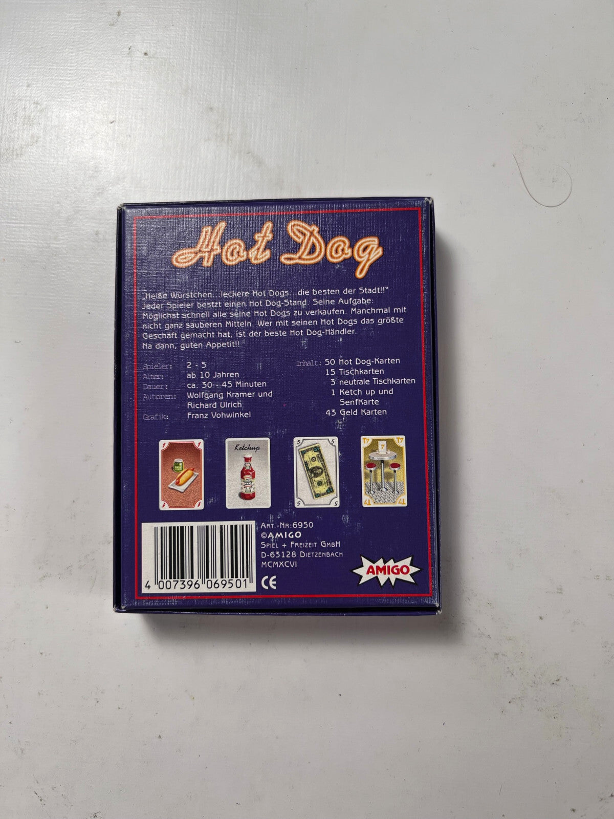 Hot Dog Kartenspiel Spiel Amigo Spiele 1996 - Vollständig - Ansicht 4