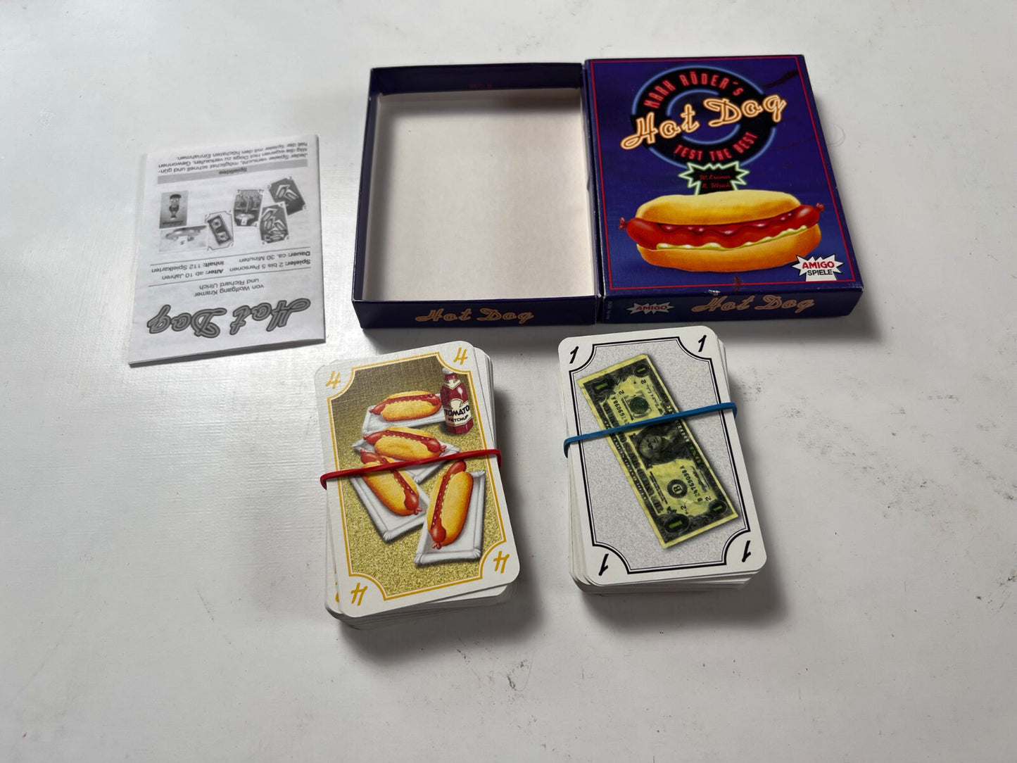 Hot Dog Kartenspiel Spiel Amigo Spiele 1996 - Vollständig - Ansicht 5