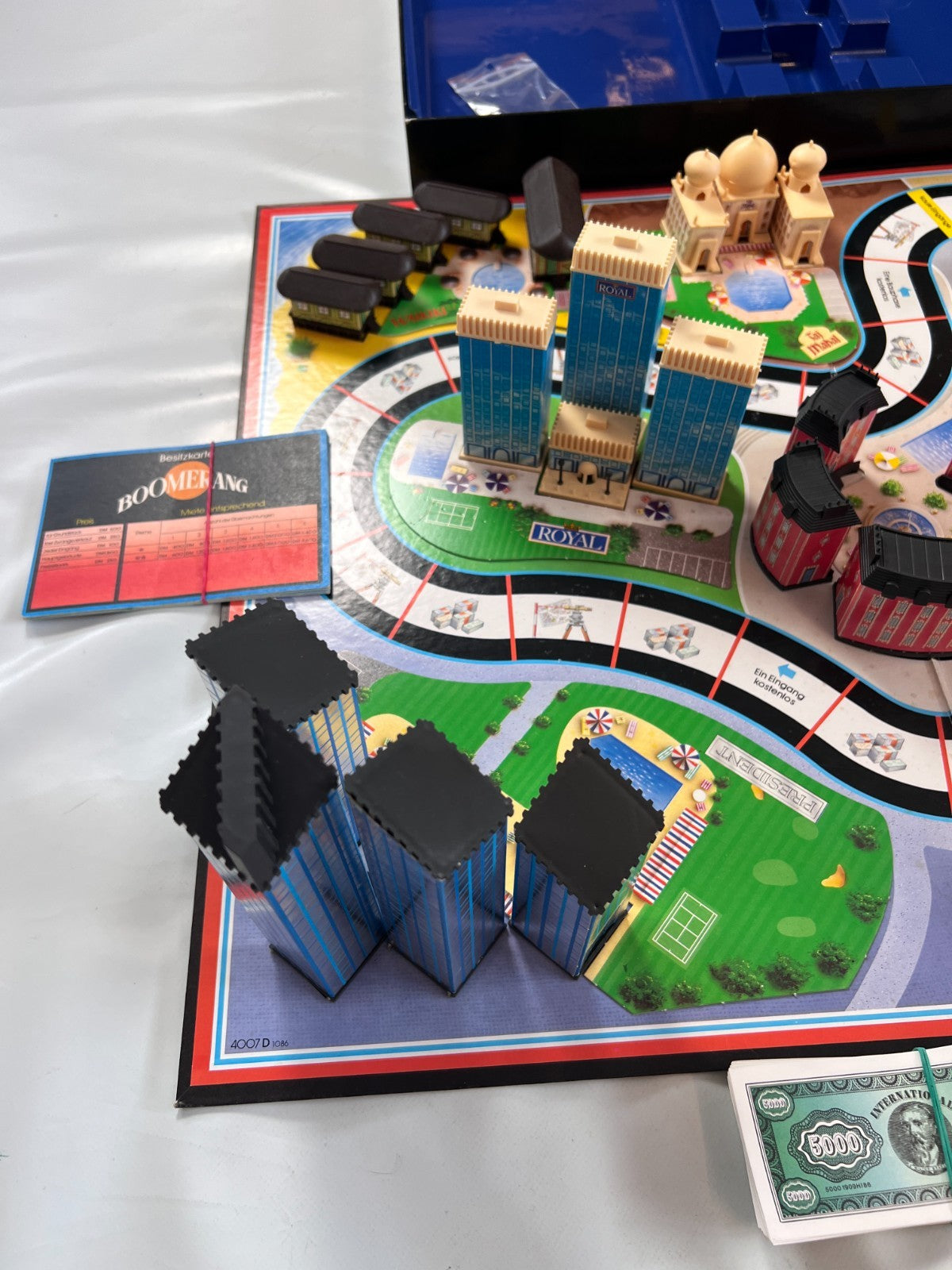 Hotel Brettspiel Komplett mit Laternen  MB Spiele Große schwarze Ausgabe - Ansicht 3