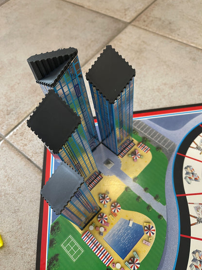 Hotel Brettspiel MB mit Laternen Spieleklassiker Große schwarze Ausgabe Vollstän - Ansicht 10