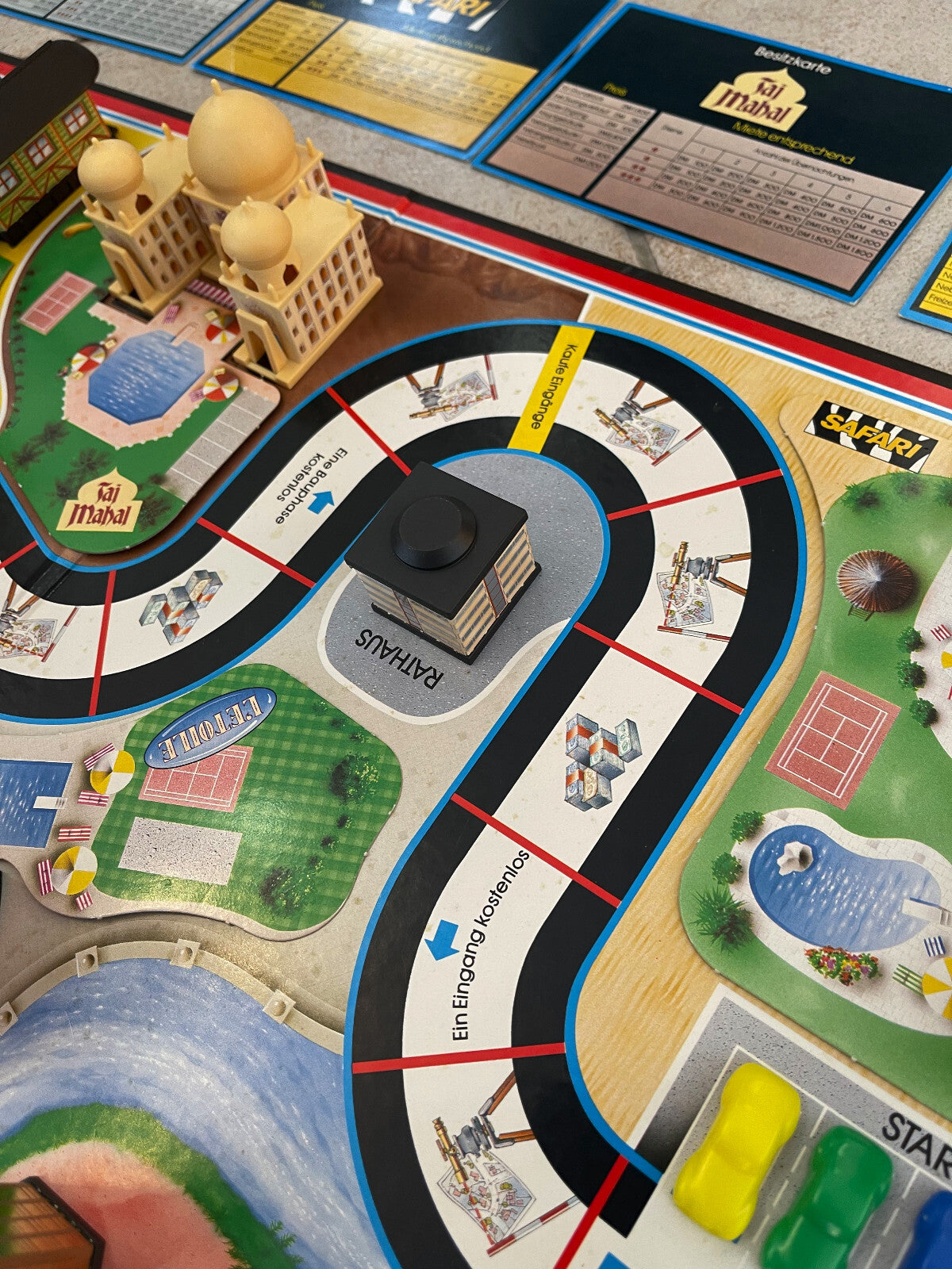 Hotel Brettspiel MB mit Laternen Spieleklassiker Große schwarze Ausgabe Vollstän - Ansicht 13