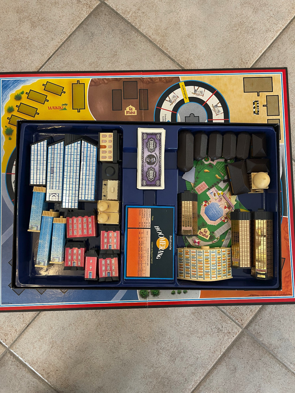 Hotel Brettspiel MB mit Laternen Spieleklassiker Große schwarze Ausgabe Vollstän - Ansicht 3