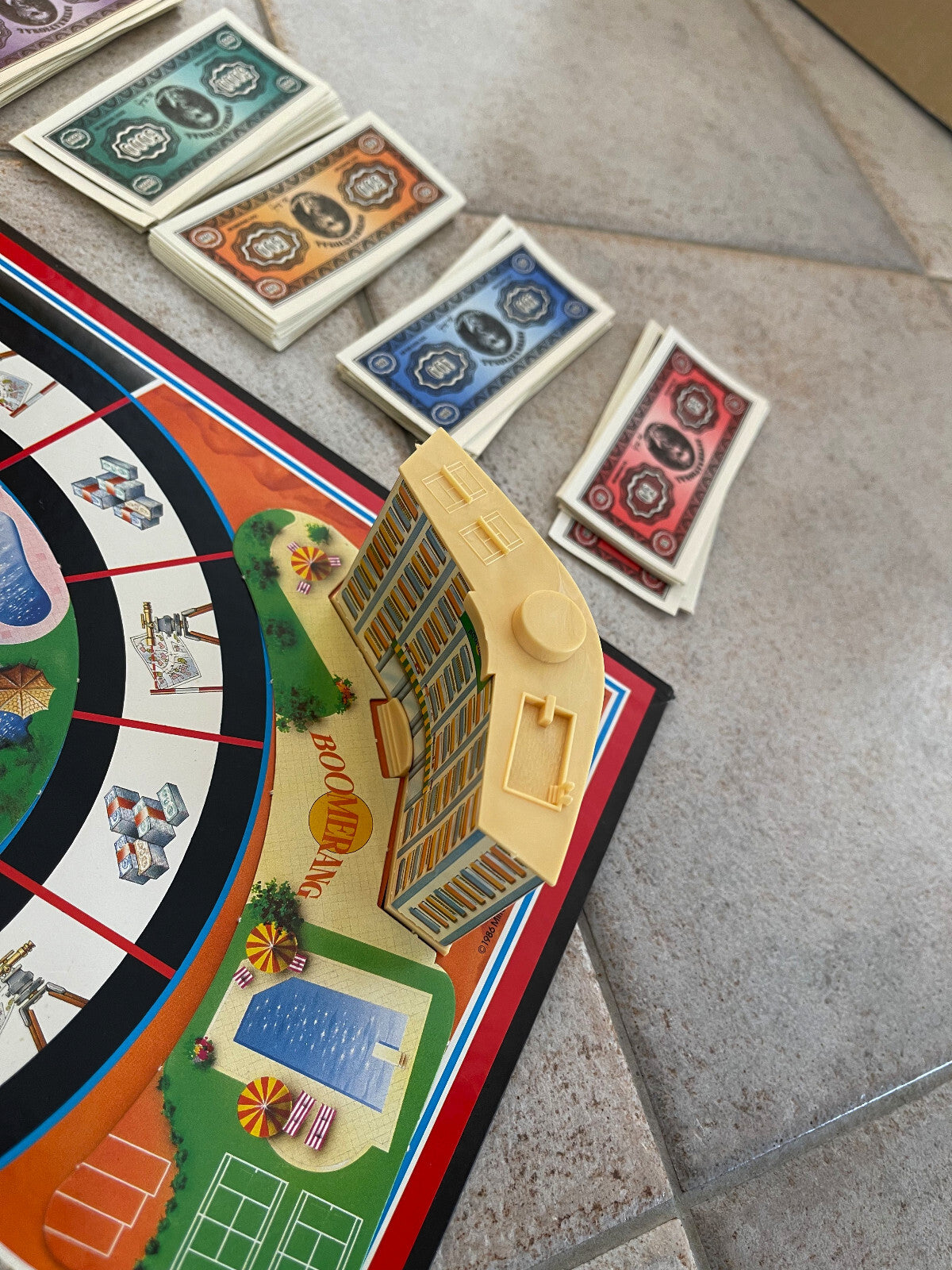 Hotel Brettspiel MB mit Laternen Spieleklassiker Große schwarze Ausgabe Vollstän - Ansicht 7