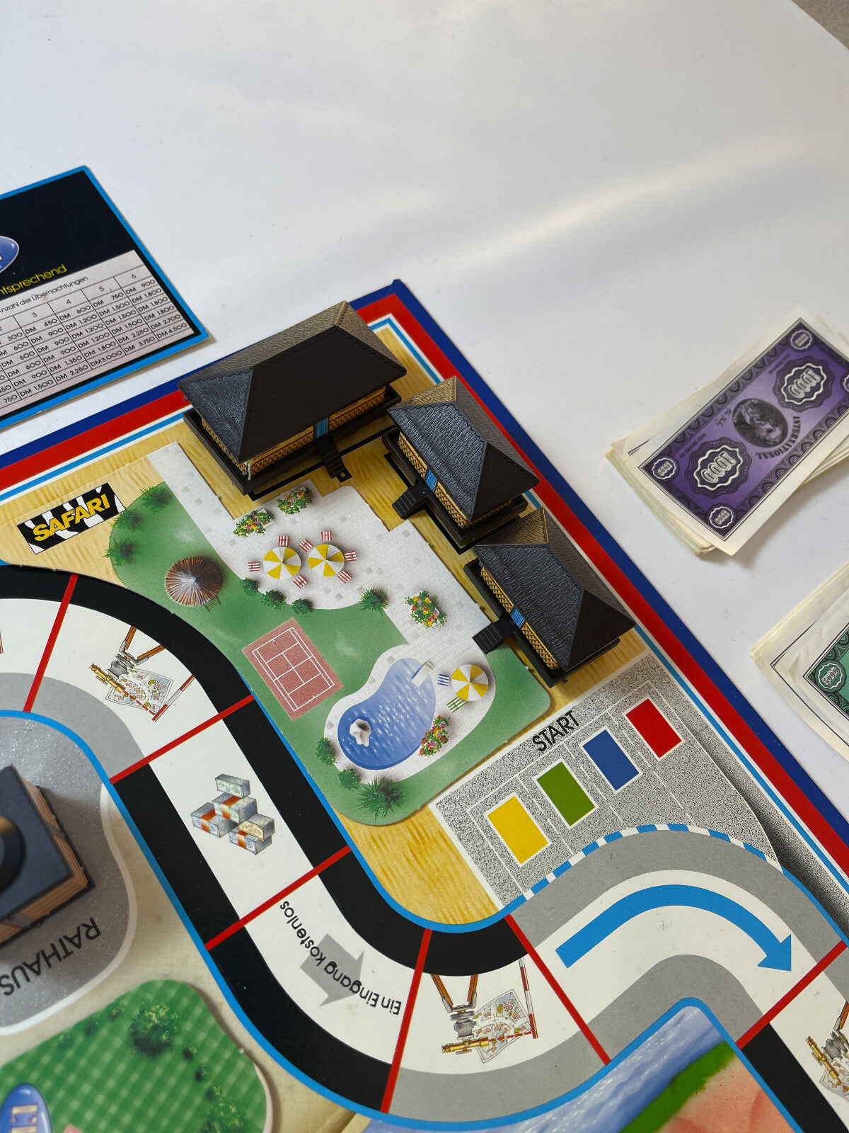 Hotel Brettspiel MB-Spiele  Ausgabe 1993 - Mit Laternen - Vollständig - Ansicht 6