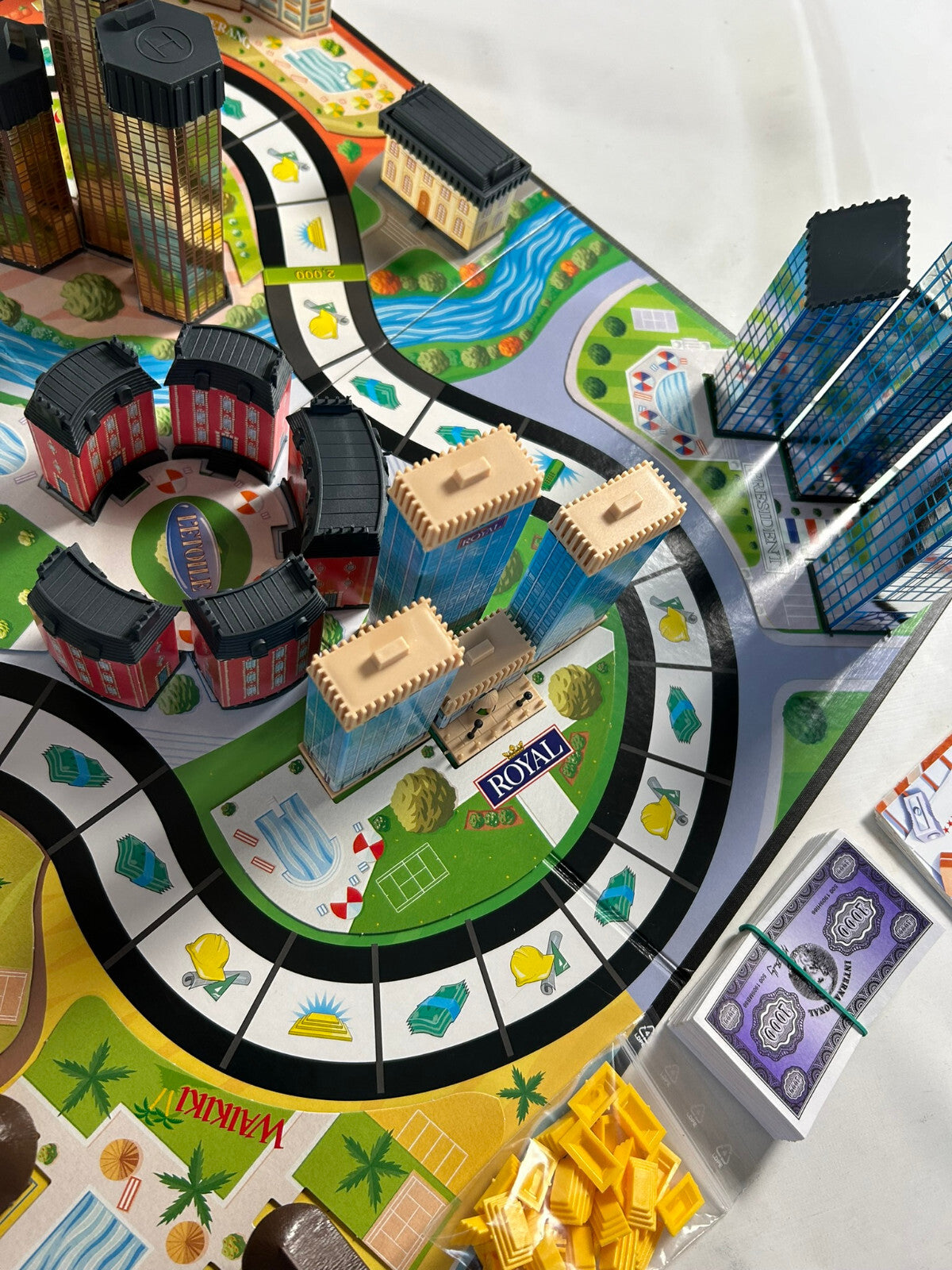 HOTEL Brettspiel MB Version 2002 Vollständig mit Laternen - Ansicht 3