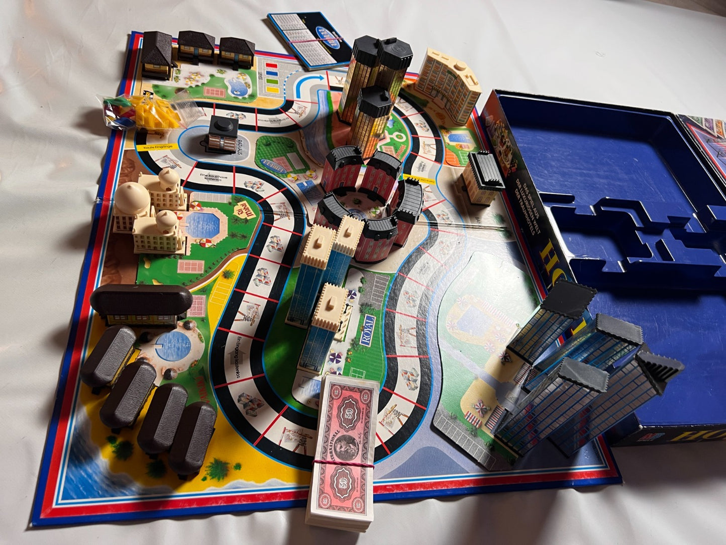 Hotel Brettspiel MBSpiele  Ausgabe 1993  Mit Laternen  Vollständig - Ansicht 10