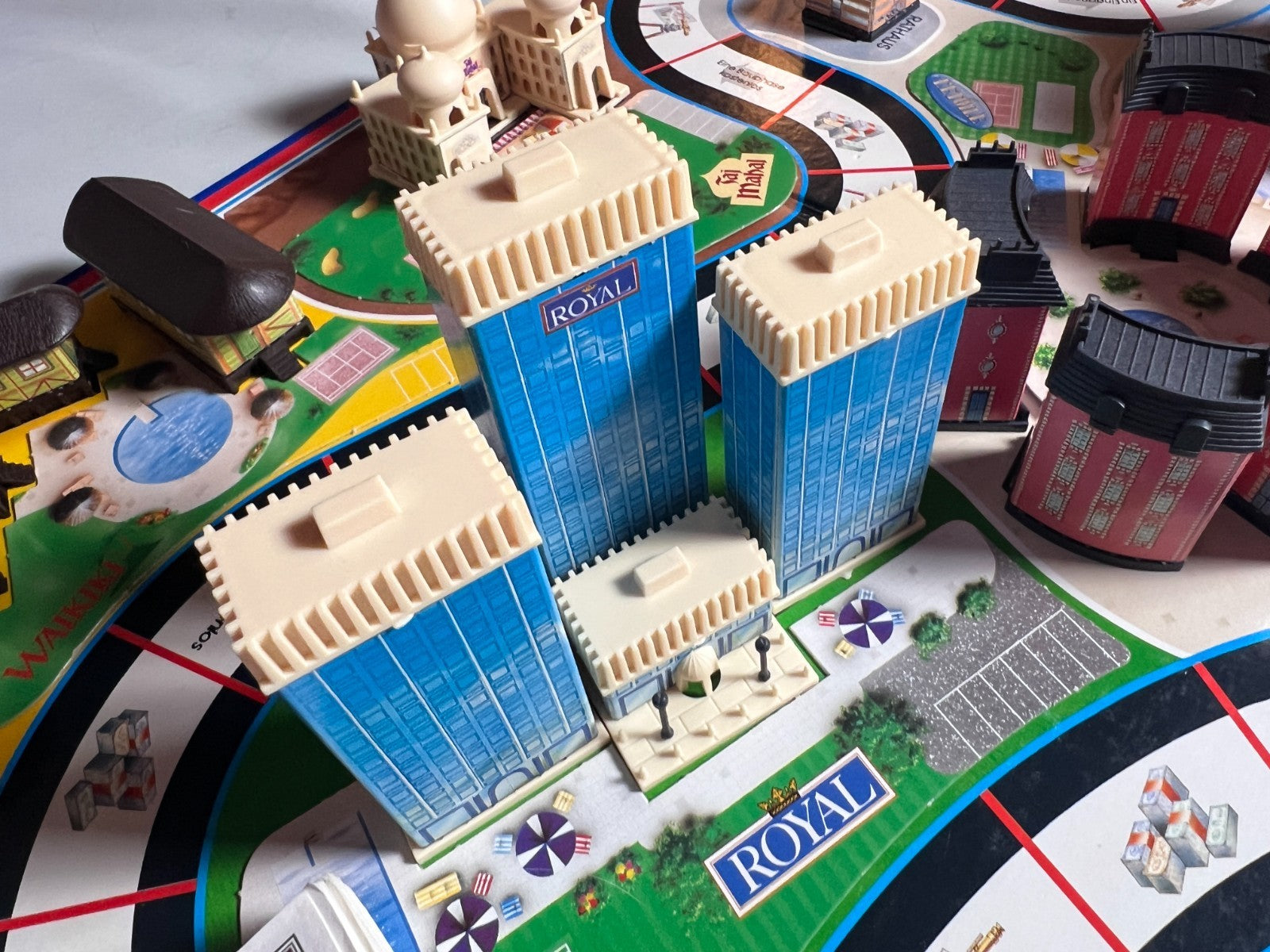 Hotel Brettspiel MBSpiele  Ausgabe 1993  Mit Laternen  Vollständig - Ansicht 6