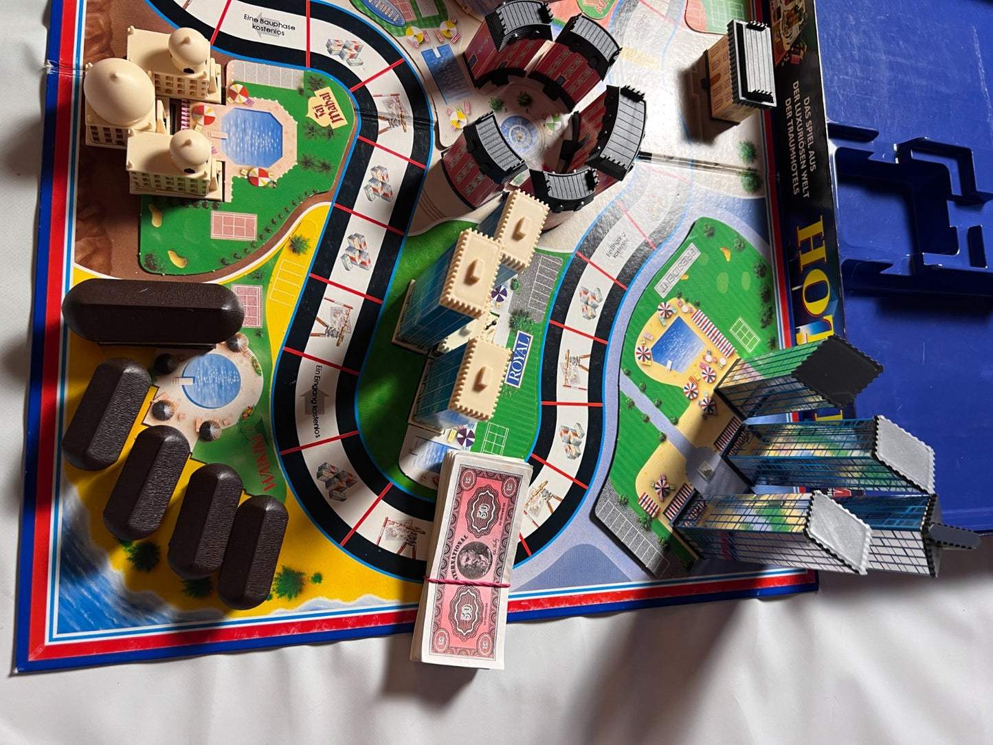 Hotel Brettspiel MBSpiele  Ausgabe 1993  Mit Laternen  Vollständig - Ansicht 7