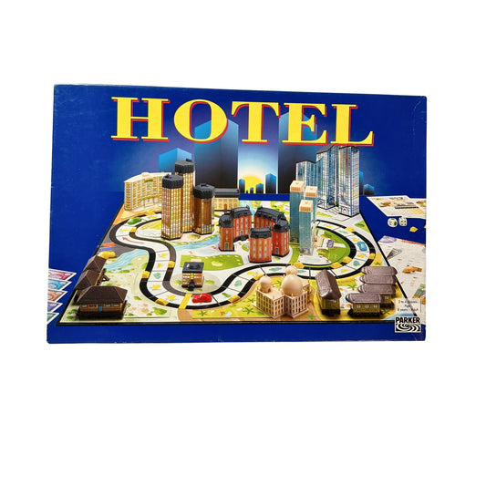 Hotel Brettspiel Parker 2004 blaue Ausgabe - 2Laternen – SKU A7206 – Gesellschaftsspiel gebraucht kaufen bei Brettspielimperium