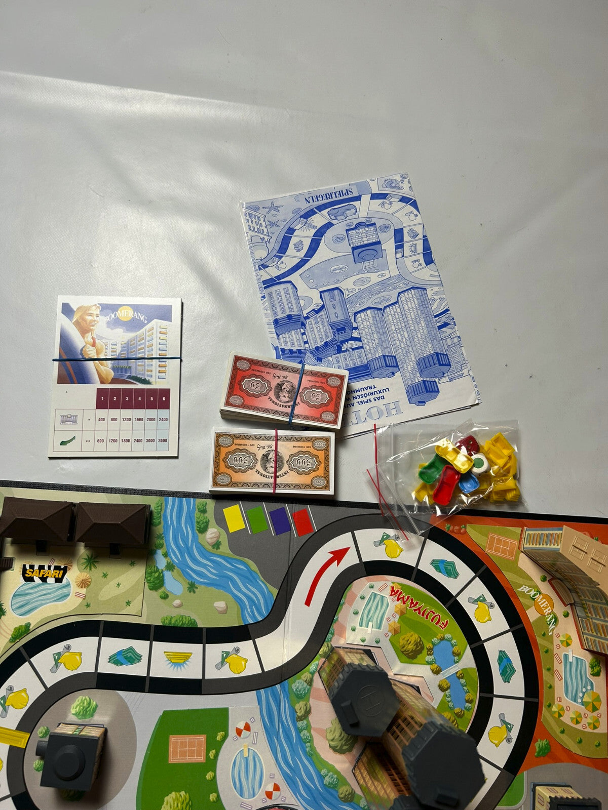 Hotel Brettspiel Parker 2004 blaue Ausgabe - 2Laternen  - Vollständig - Ansicht 12