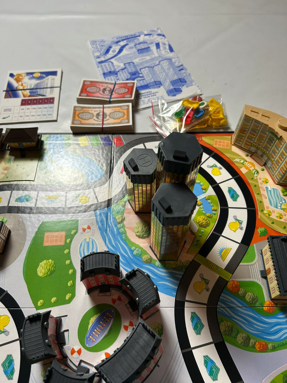 Hotel Brettspiel Parker 2004 blaue Ausgabe - 2Laternen  - Vollständig - Ansicht 9
