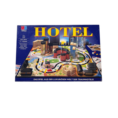 Hotel MB 1996 blaue Ausgabe 2Laternen – SKU A13977 – Gesellschaftsspiel gebraucht kaufen bei Brettspielimperium
