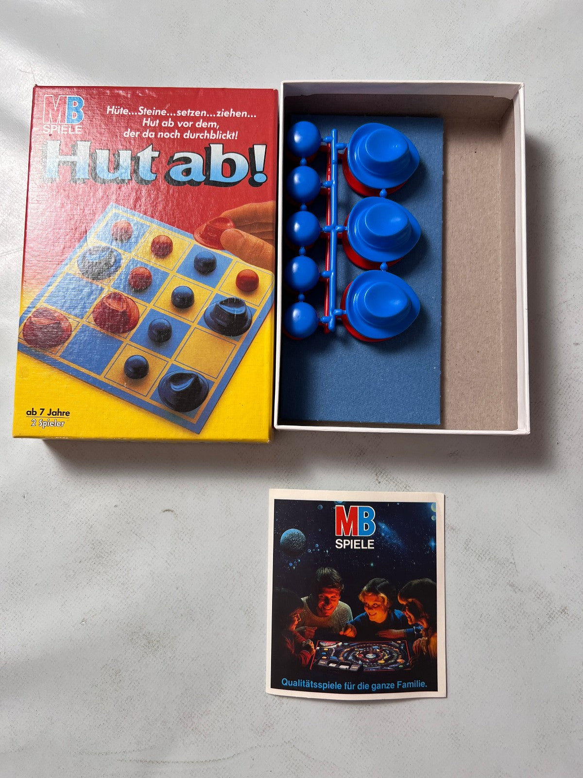 Hut ab ! MB Spiele  Vintage Mitbringspiel  Vollständig - Ansicht 2