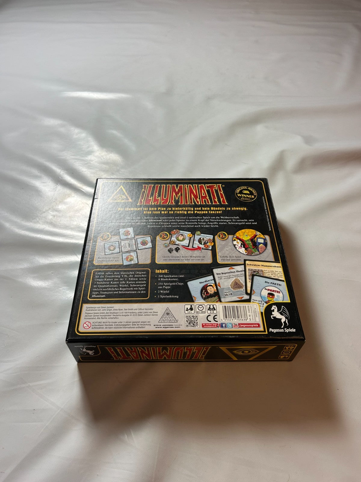 Illuminati Spiel von Pegasus Brettspiel Steve Jackson  Vollständig - Ansicht 9