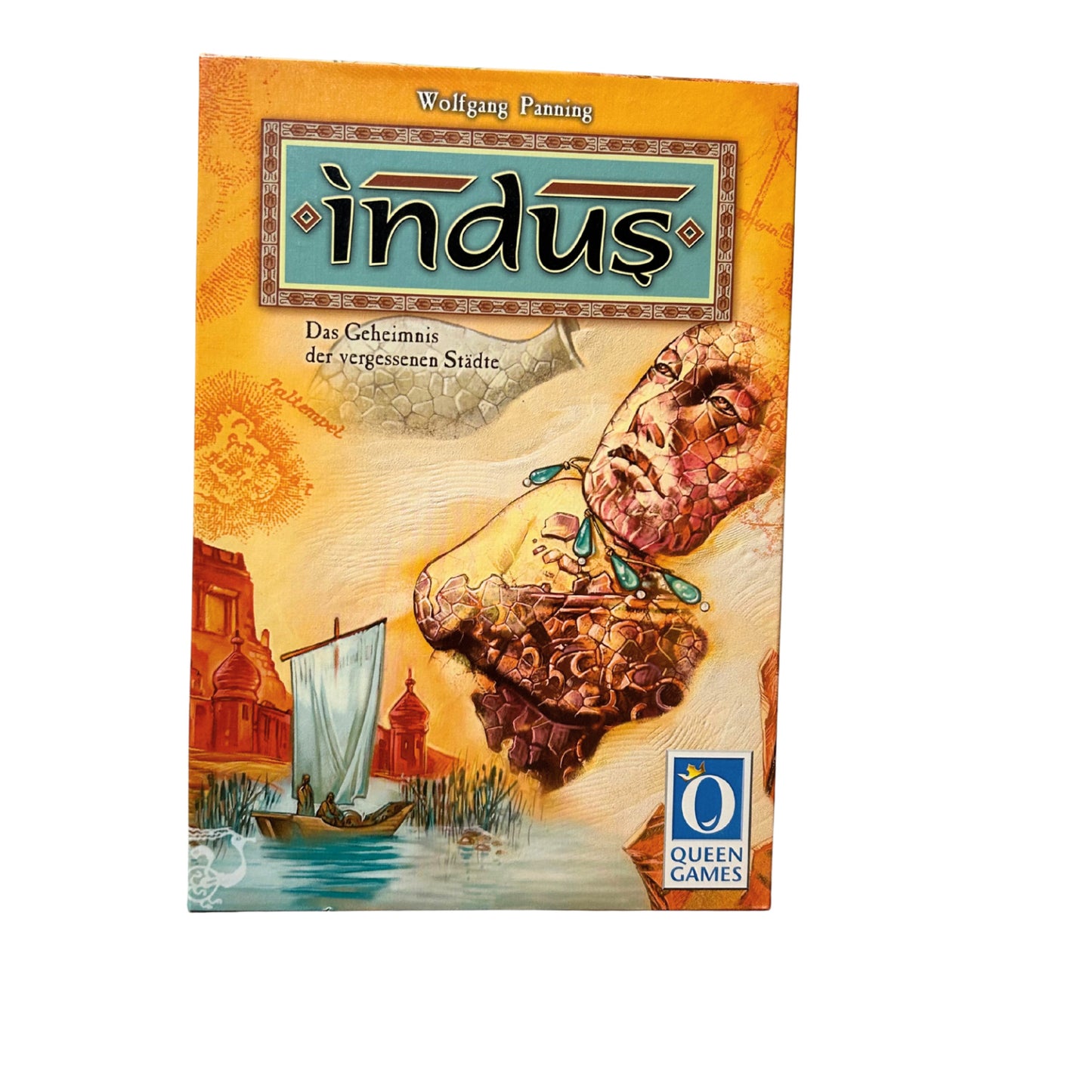 Indus Queen Games Brettspiel Familienspiel Spiel – SKU A11299 – Gesellschaftsspiel gebraucht kaufen bei Brettspielimperium