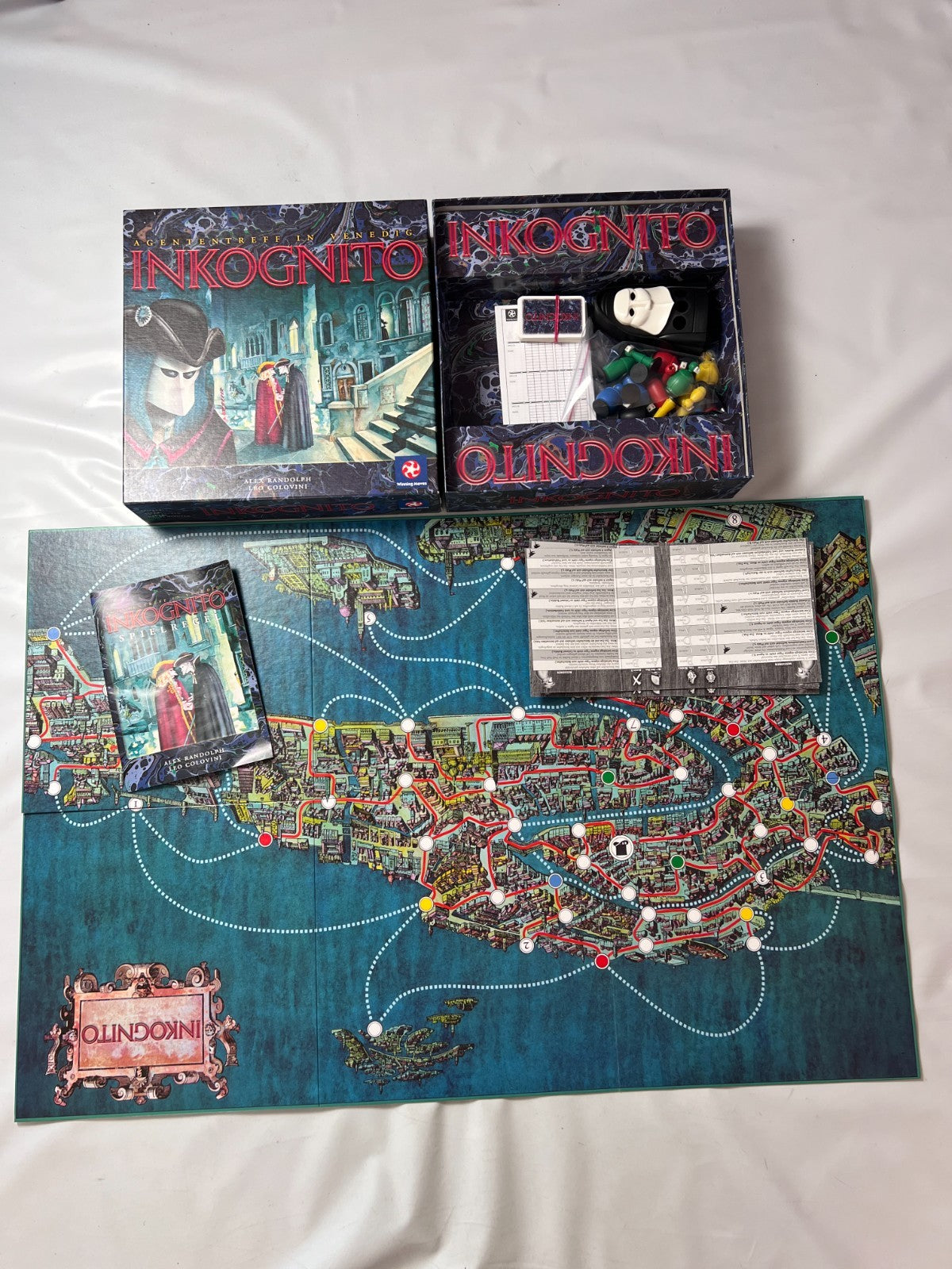 Inkognito Winning Moves Brettspiel 2001 - Vollständig - Ansicht 2
