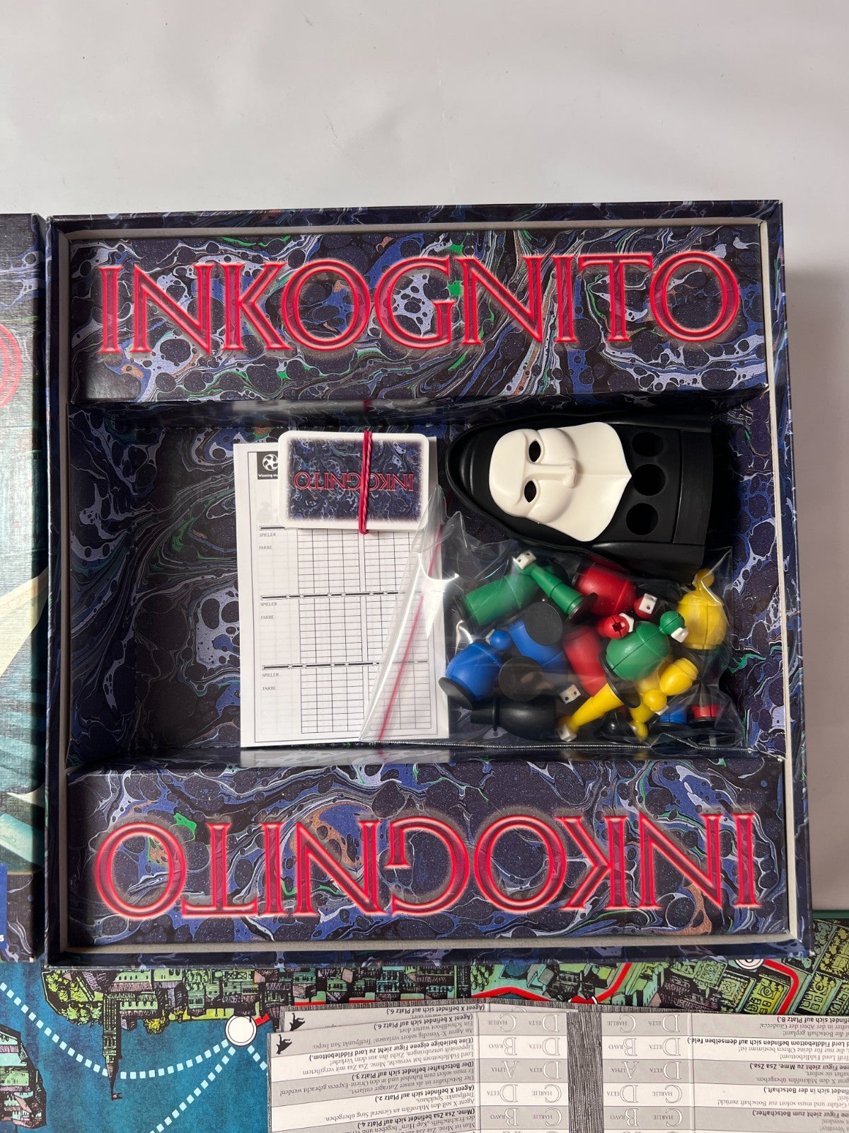 Inkognito Winning Moves Brettspiel 2001 - Vollständig - Ansicht 3
