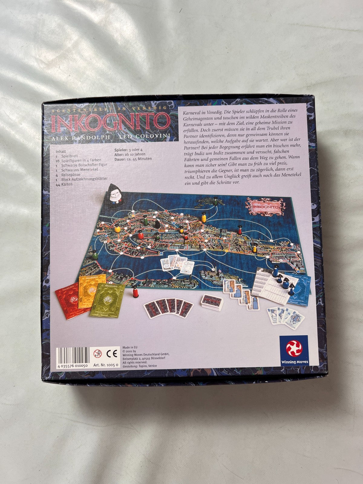 Inkognito Winning Moves Brettspiel 2001 - Vollständig - Ansicht 9