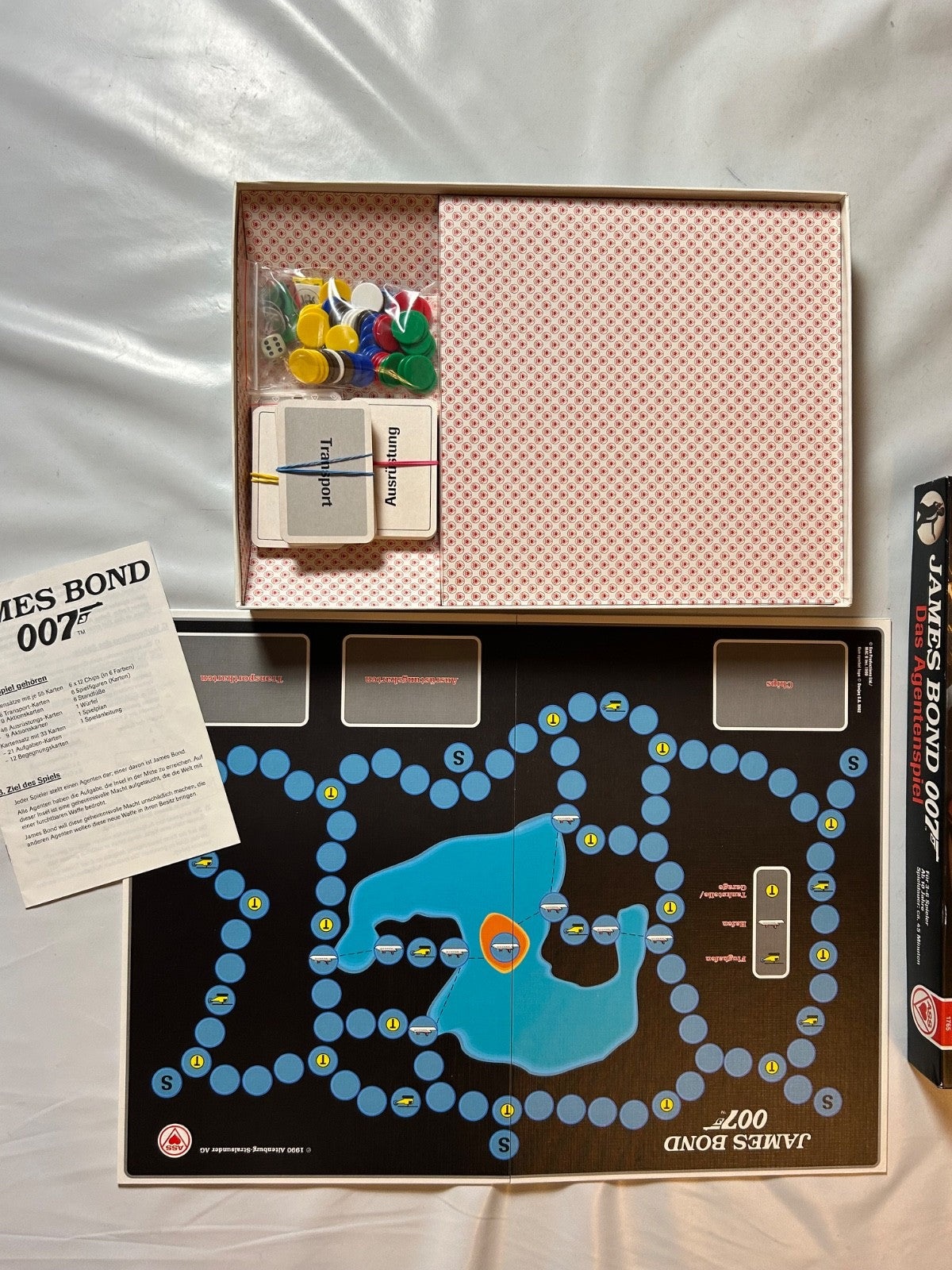 James Bond 007 - Das Agentenspiel - ASS 1990 - Brettspiel -  Vollständig - Ansicht 6
