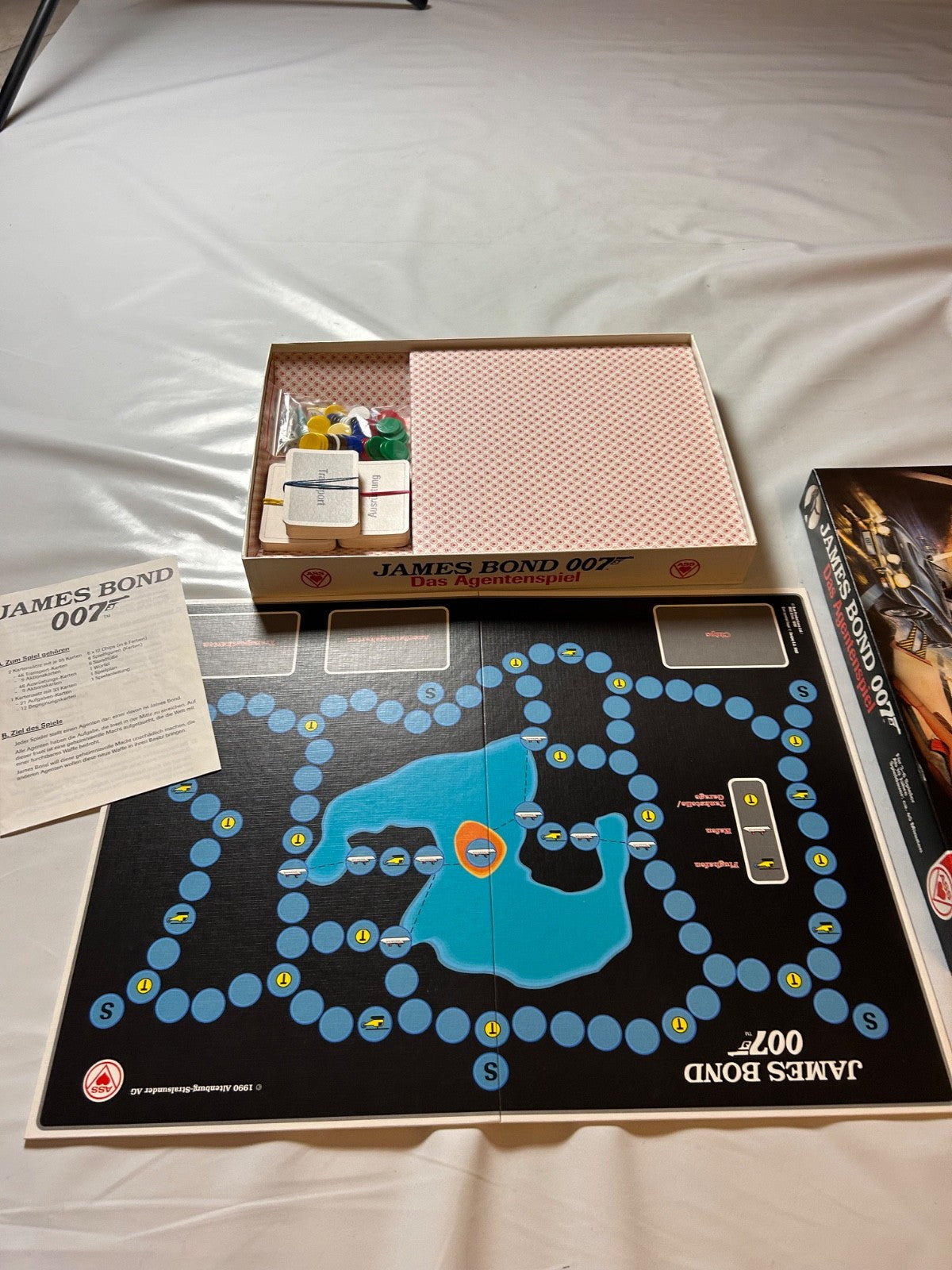 James Bond 007 - Das Agentenspiel - ASS 1990 - Brettspiel -  Vollständig - Ansicht 7