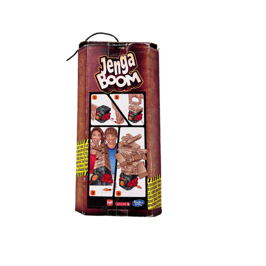 Jenga Boom – Der explosive Jenga-Turm von Hasbro – SKU A13564 – Gesellschaftsspiel gebraucht kaufen bei Brettspielimperium